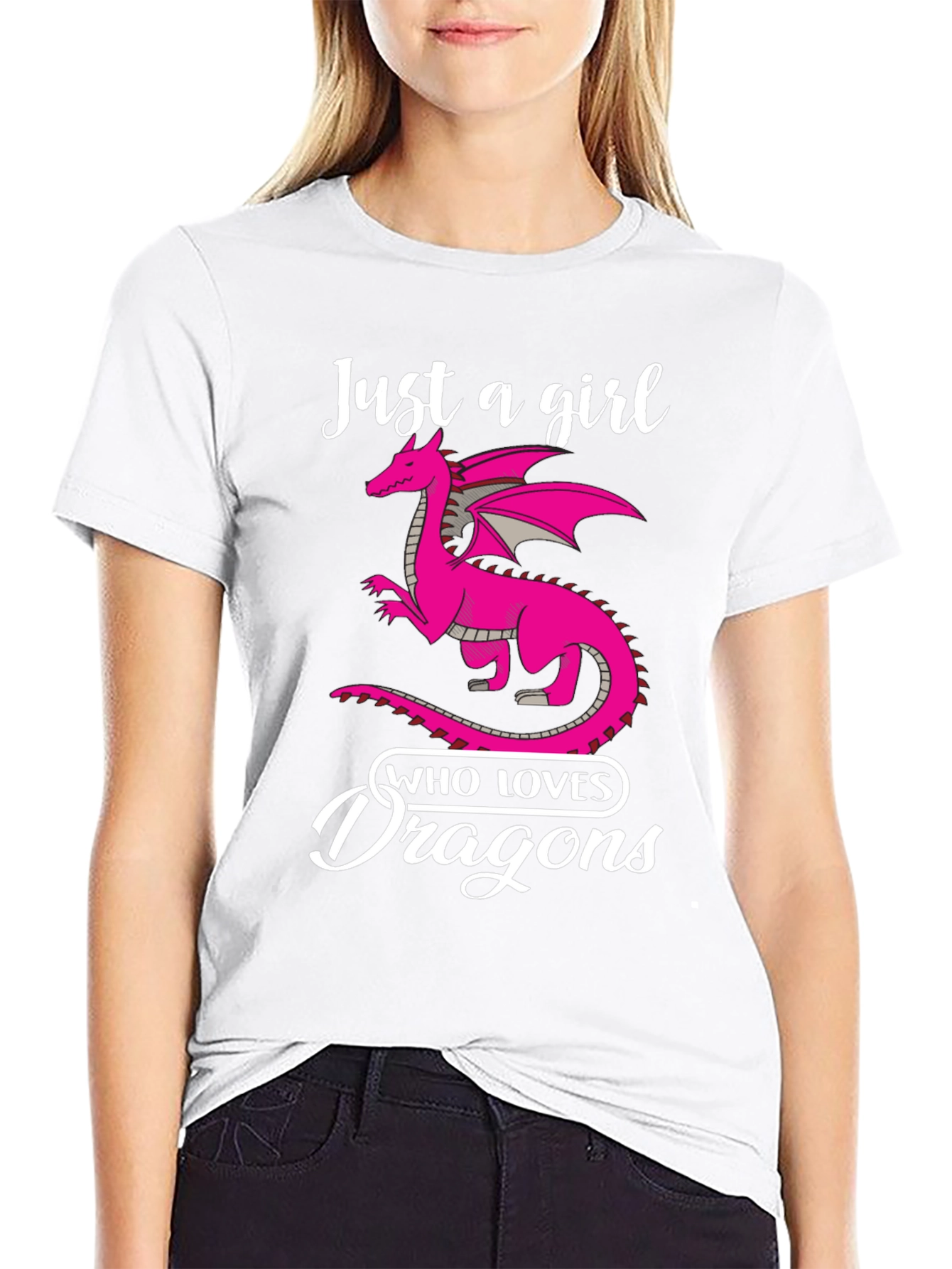 Just a Girl Who Loves Dragons T-Shirt