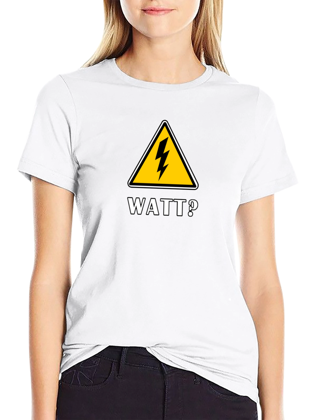 Watt? Funny Electrician T-Shirt