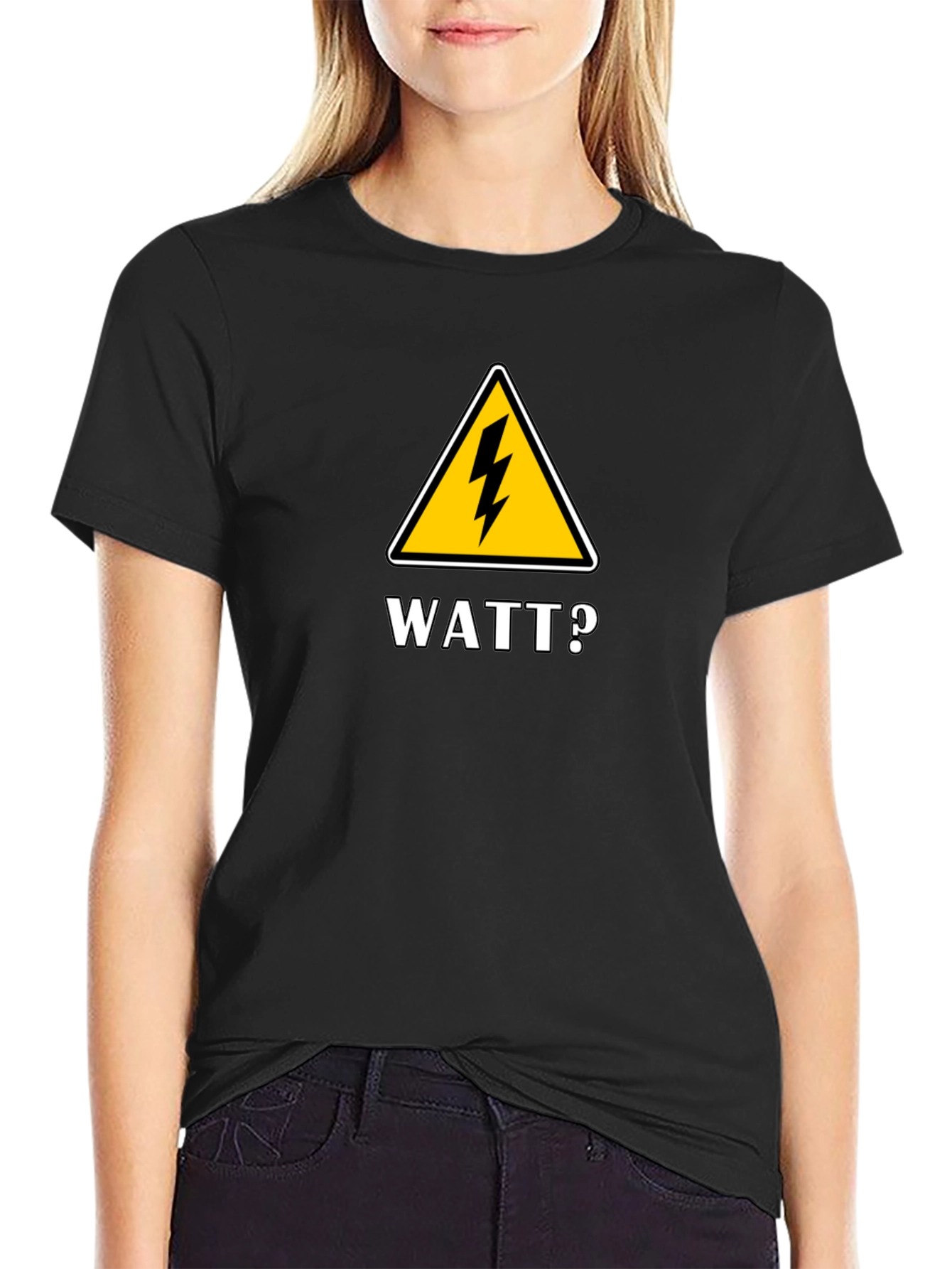 Watt? Funny Electrician T-Shirt