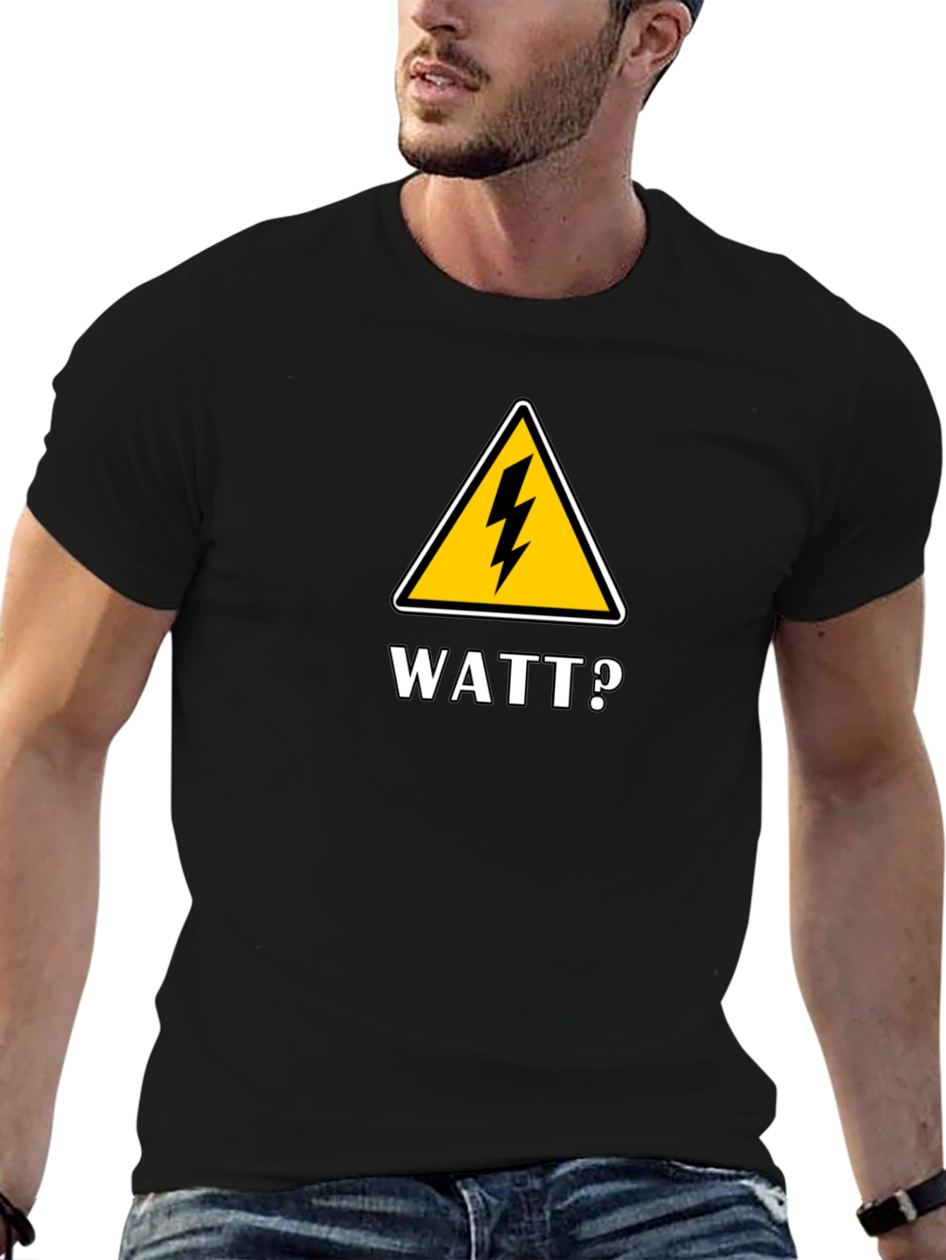 Watt? Funny Electrician T-Shirt