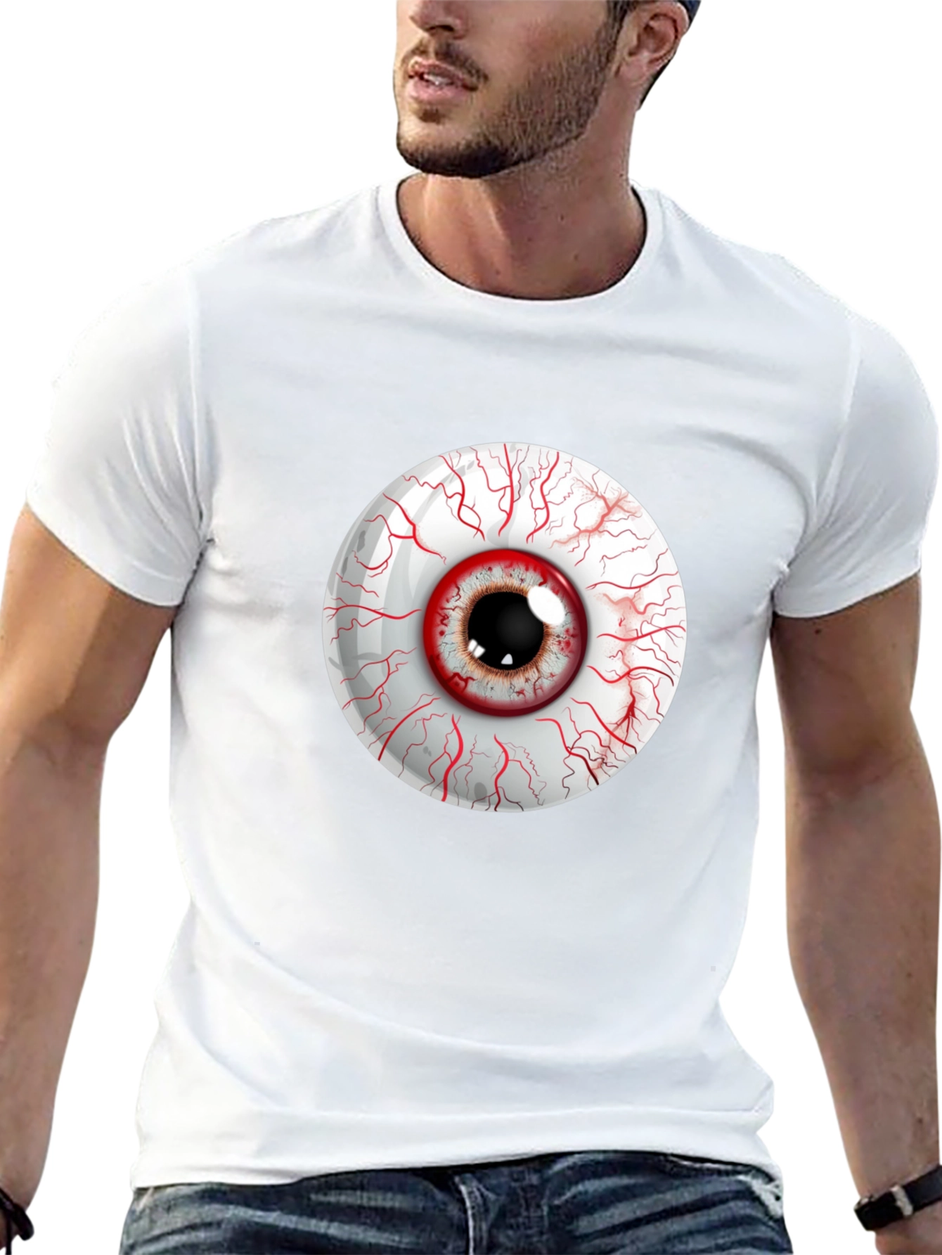 Eye See You: Graphic Print Mens Tee