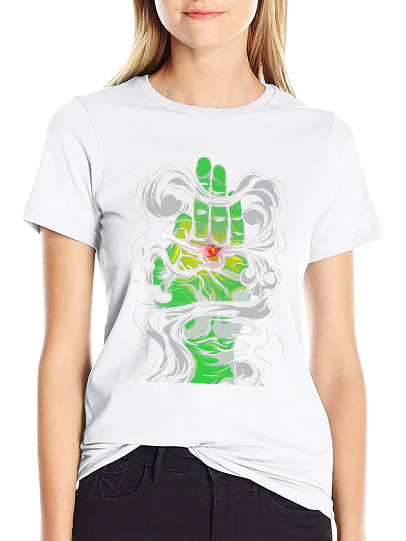 Green Hand Smoke T-Shirt