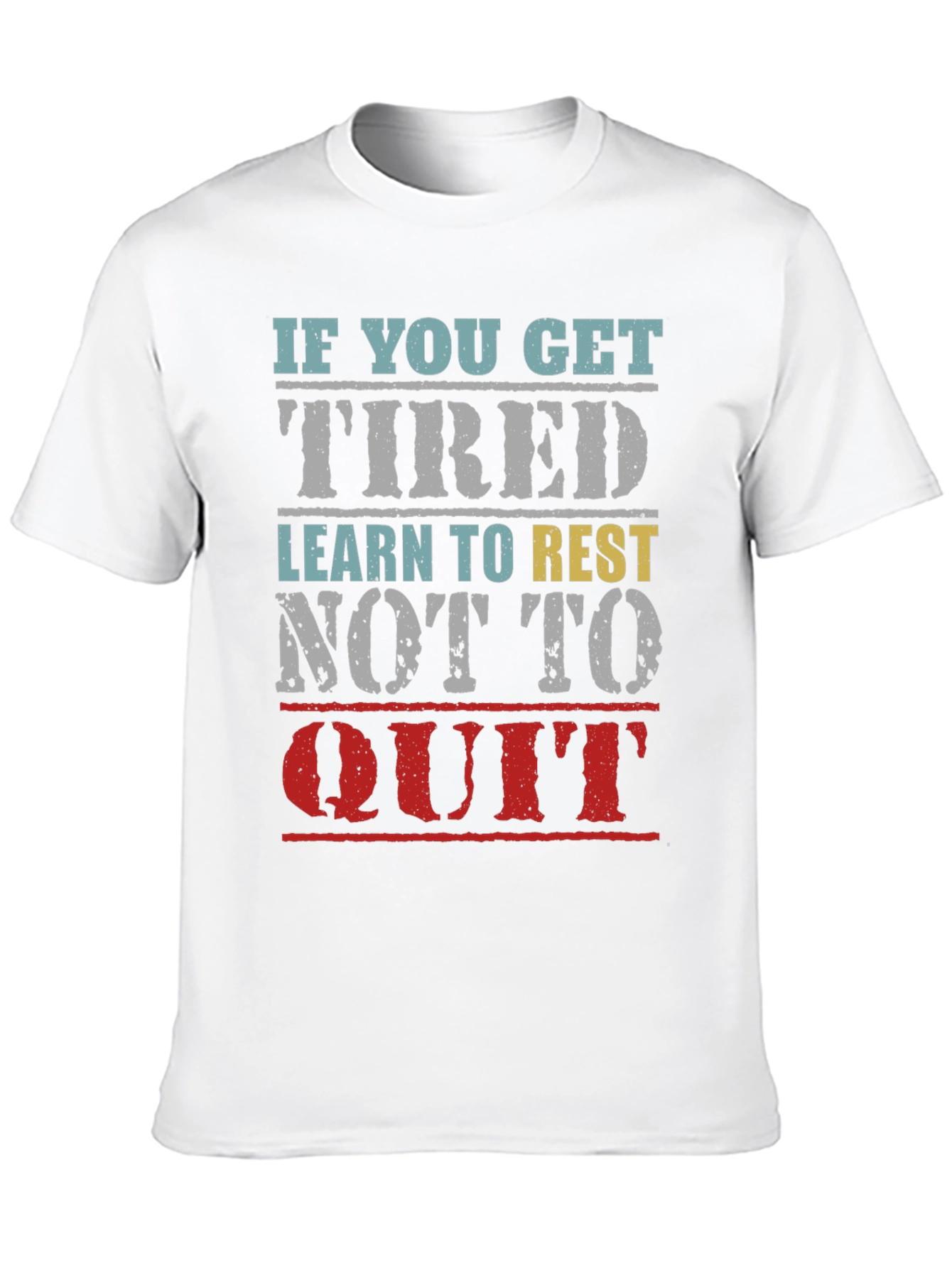 Inspirational Graphic T-Shirt: Learn to Rest
