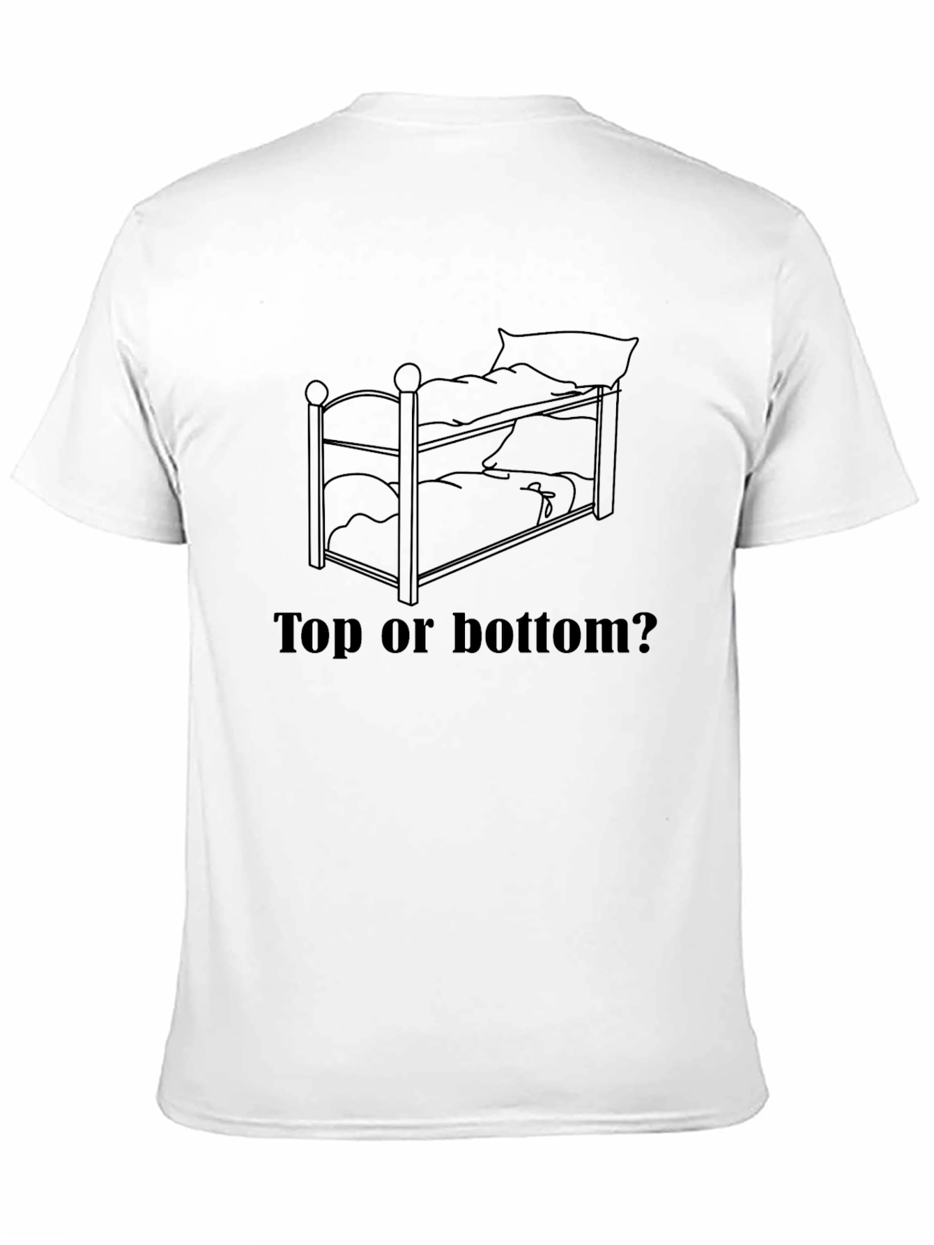 Top or Bottom? Bunk Bed Graphic Tee