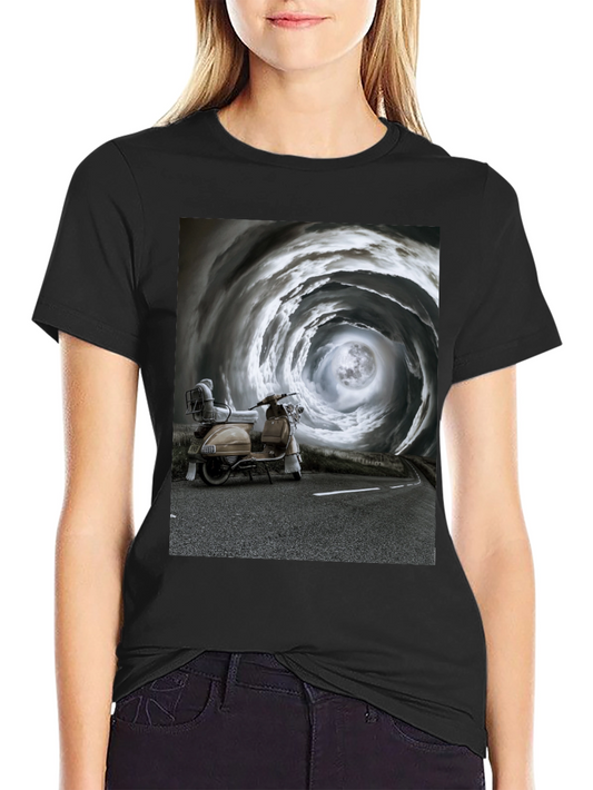 Moonlit Scooter Tee