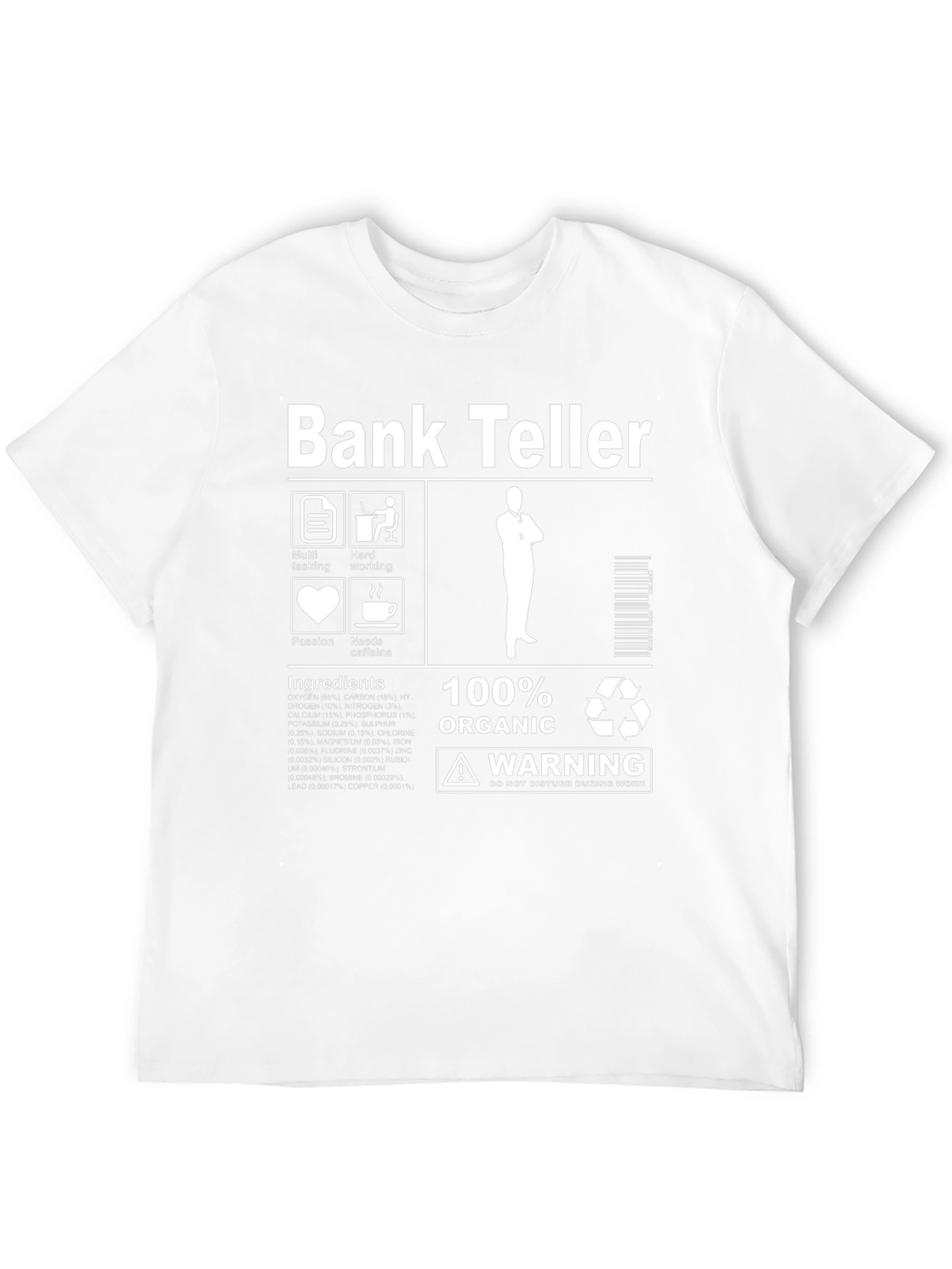 Bank Teller Organic Cotton Graphic Tee