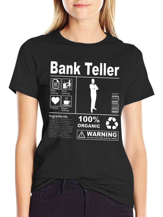 Bank Teller Organic Cotton Graphic Tee