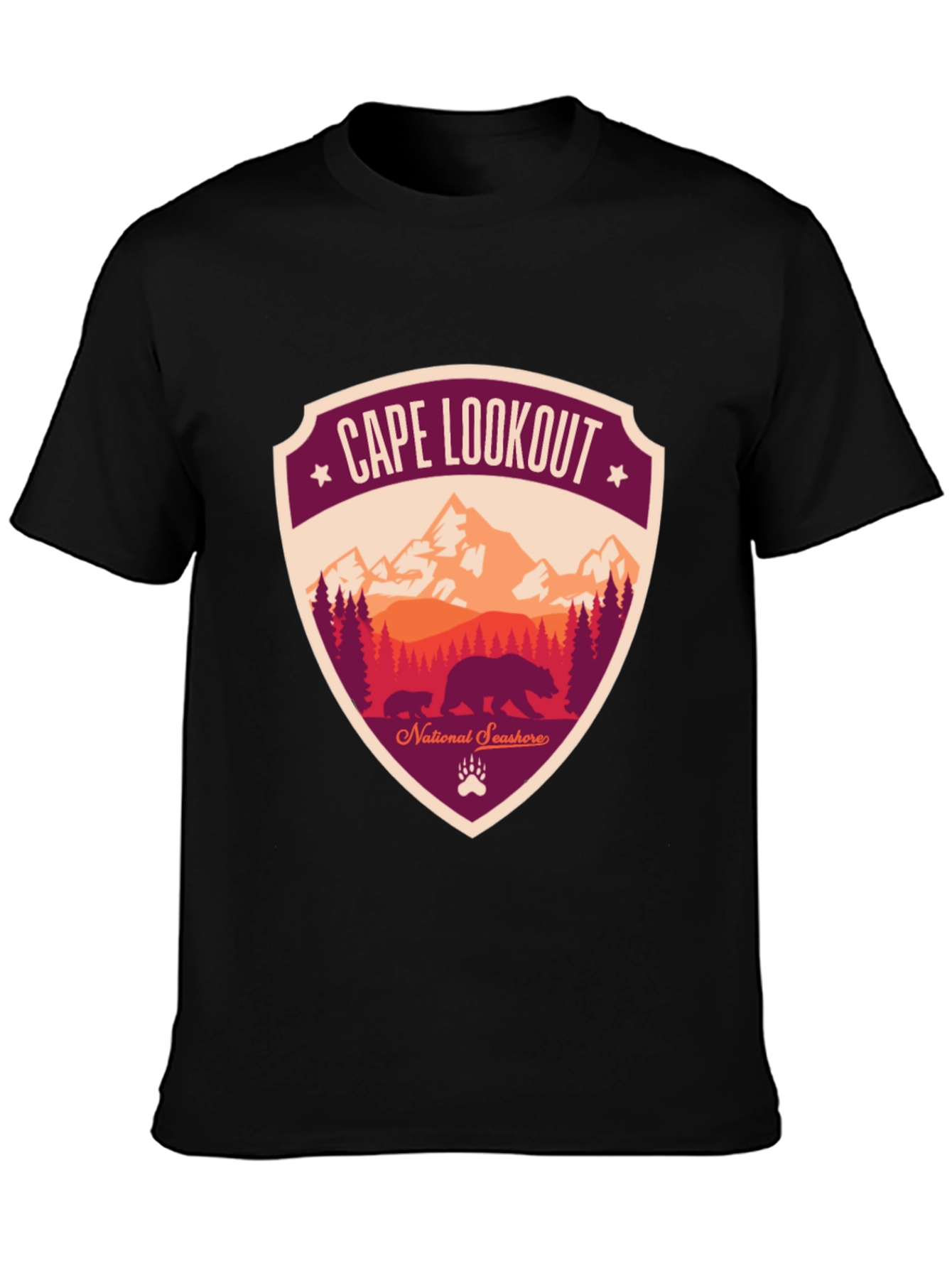 Cape Lookout National Seashore Bear T-Shirt
