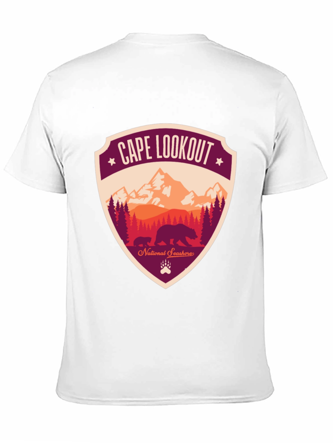 Cape Lookout National Seashore Bear T-Shirt