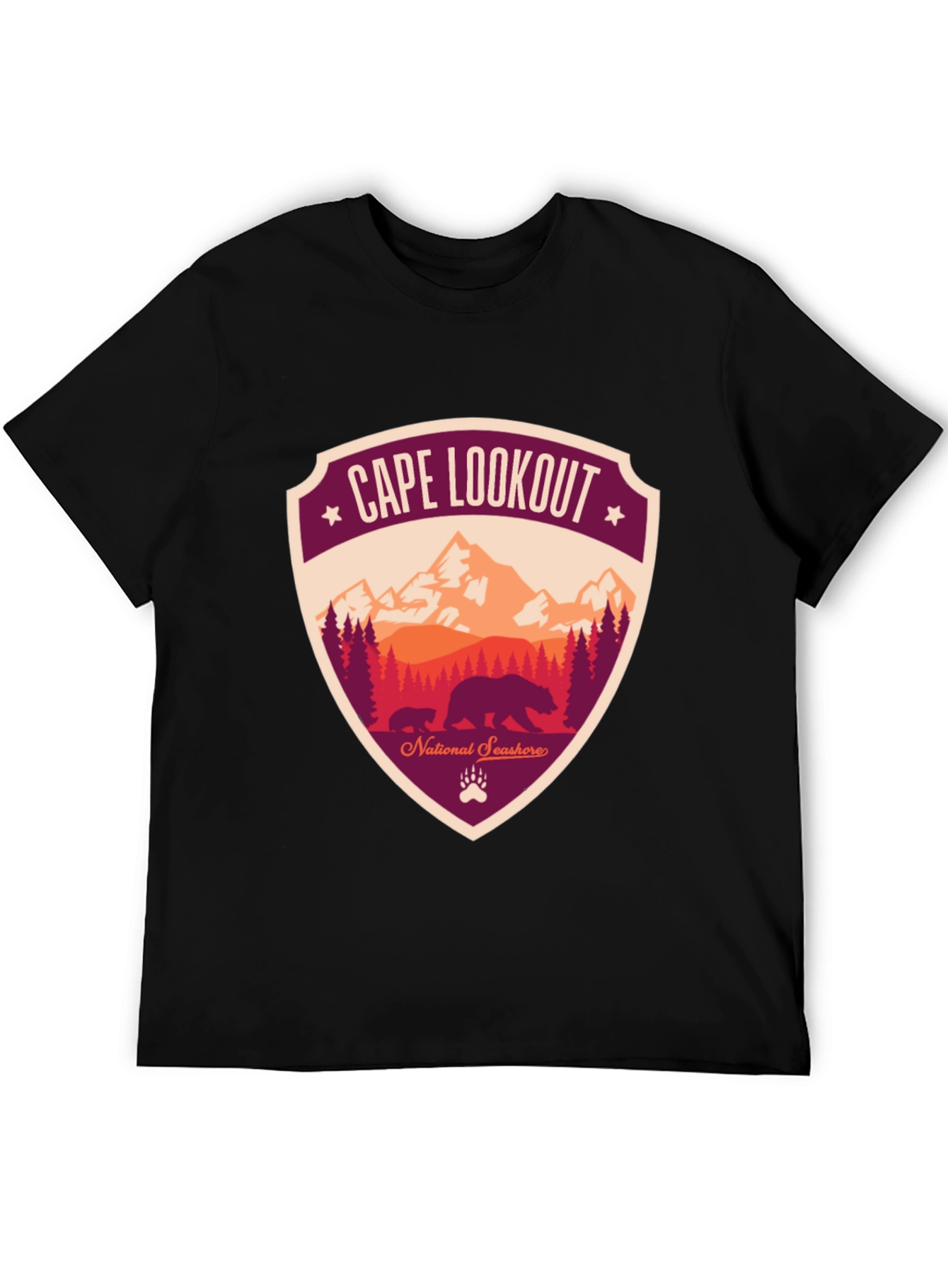 Cape Lookout National Seashore Bear T-Shirt