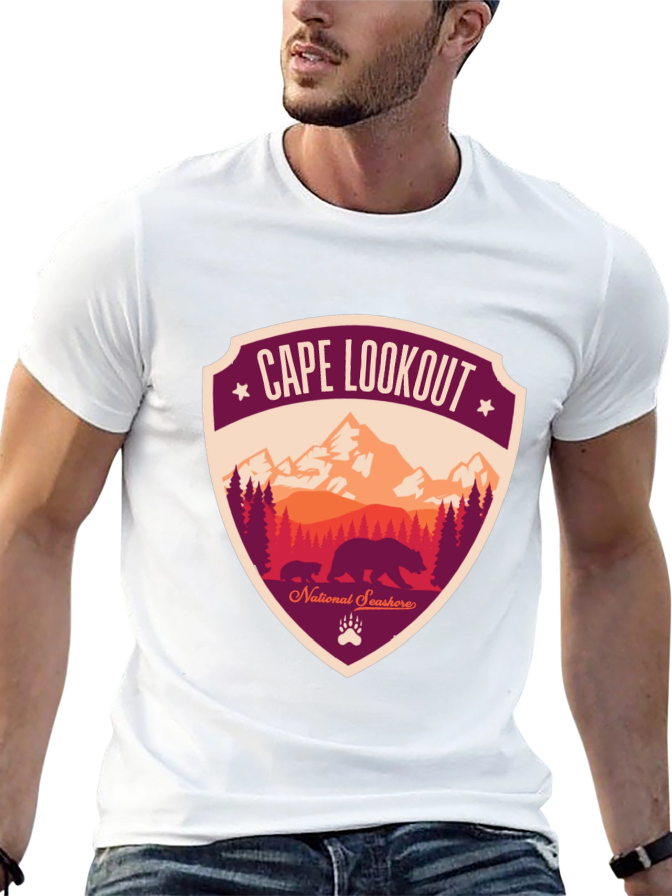 Cape Lookout National Seashore Bear T-Shirt