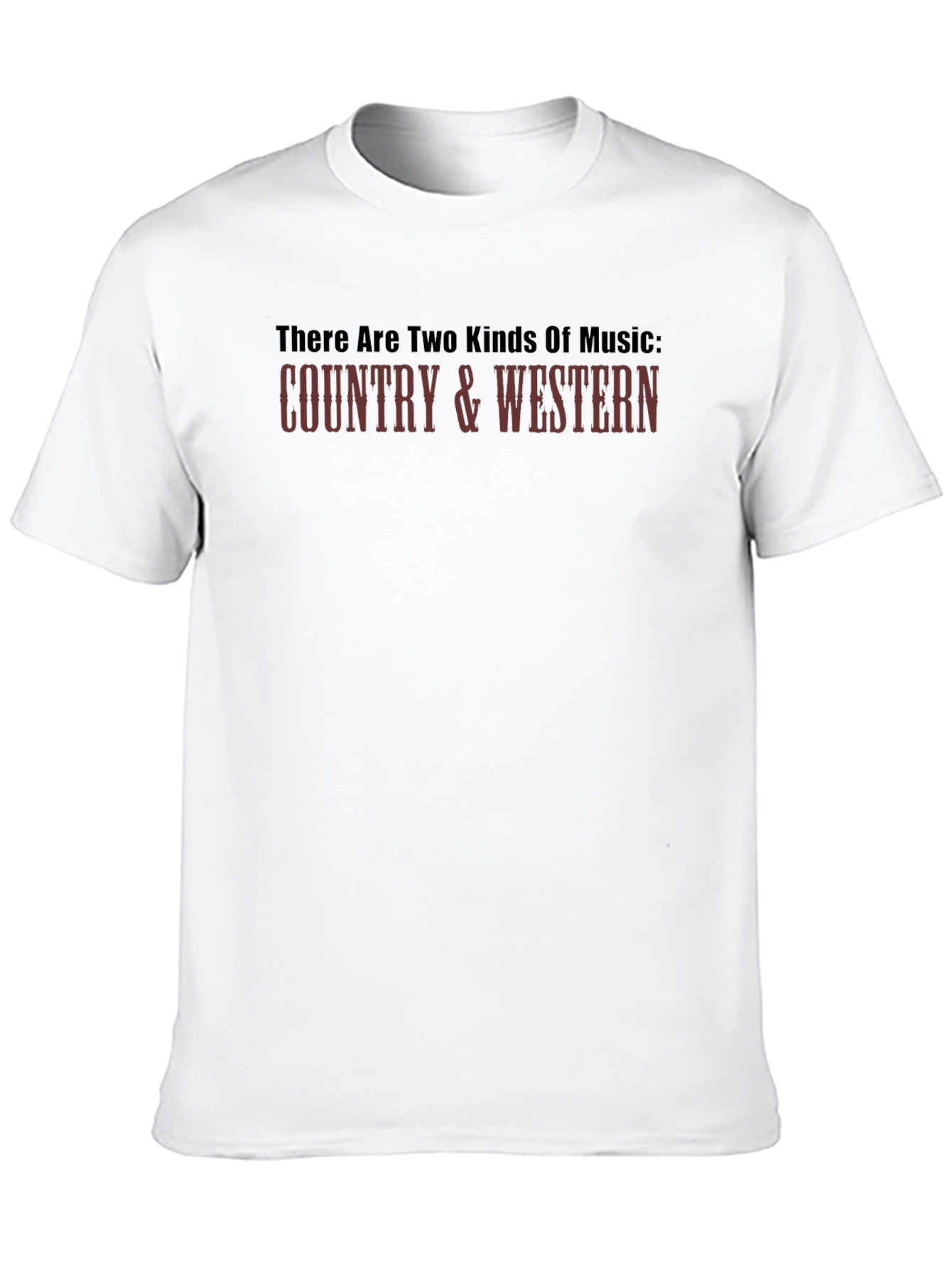 Country & Western Music Graphic Tee - Black