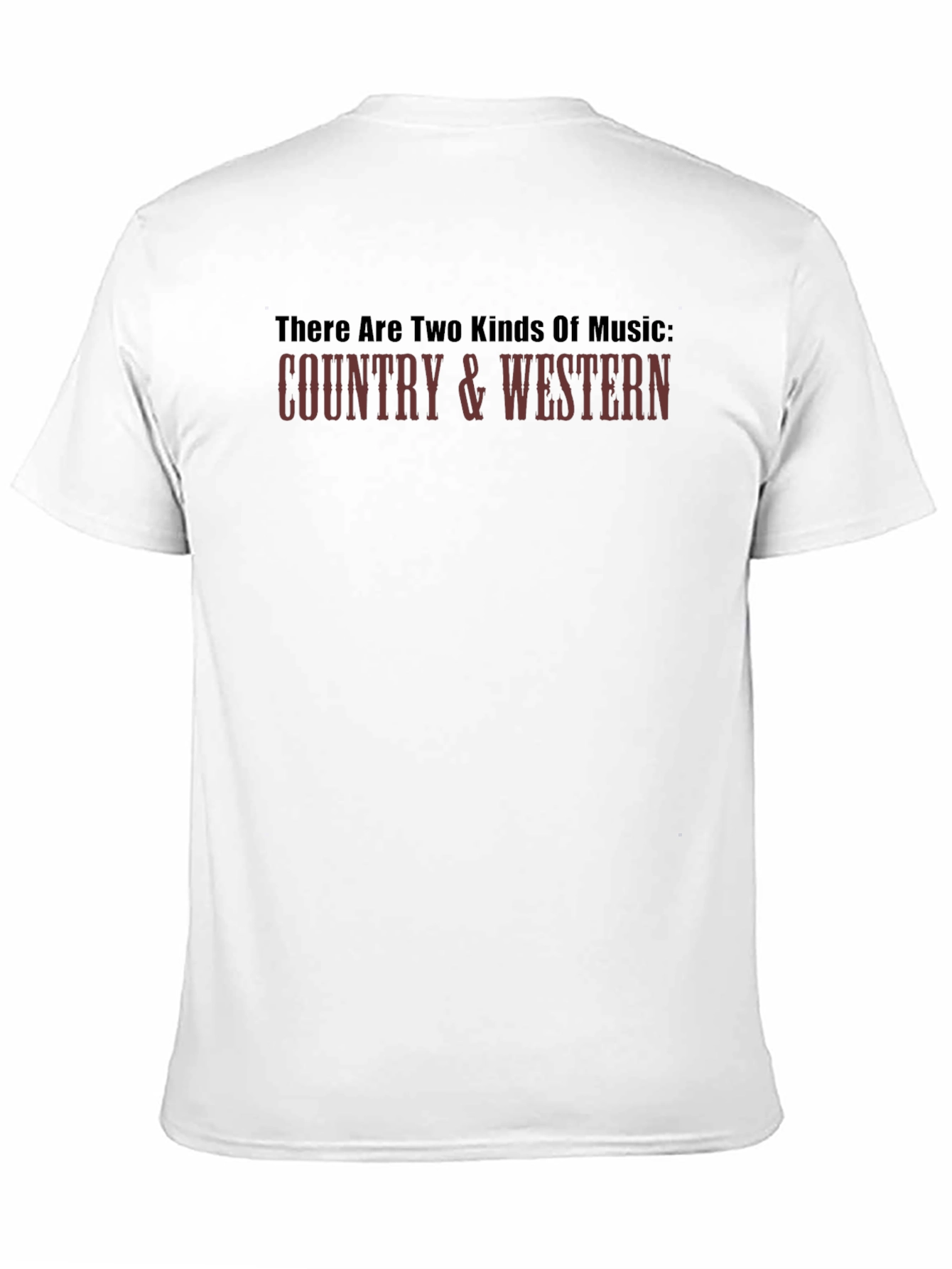 Country & Western Music Graphic Tee - Black