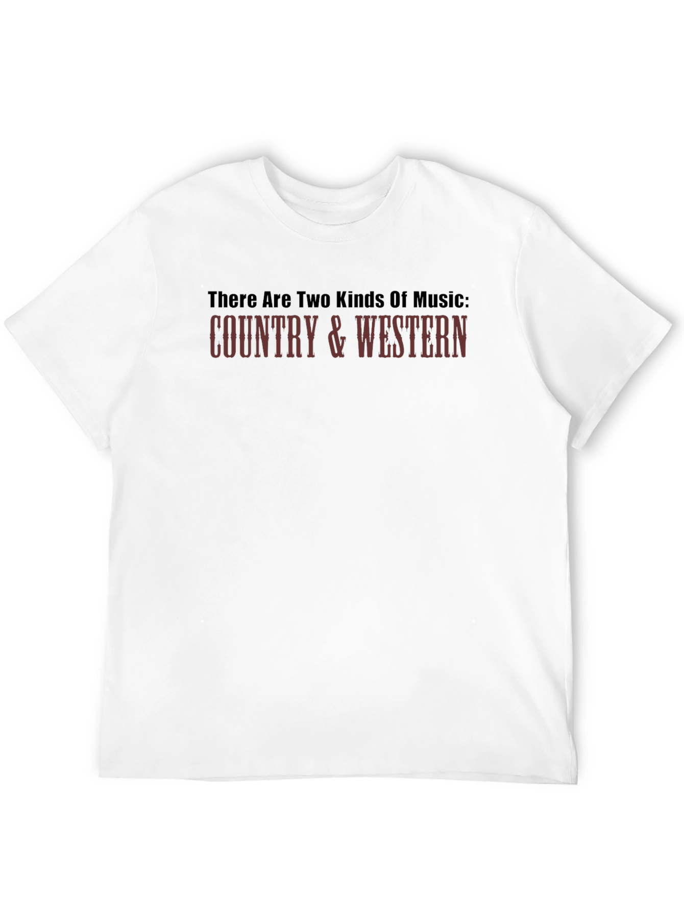 Country & Western Music Graphic Tee - Black