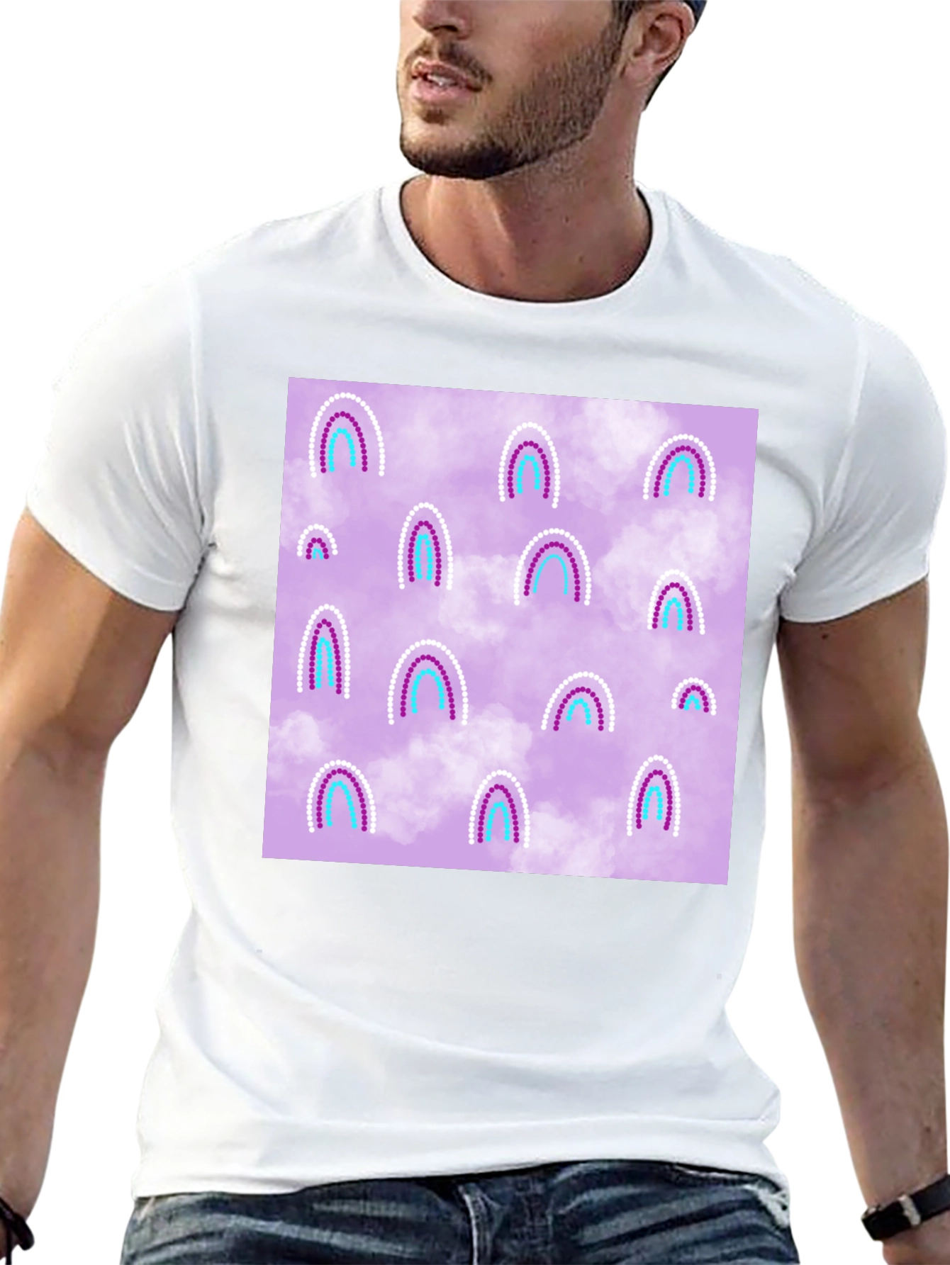 Retro Rainbow T-Shirt - Unique Design