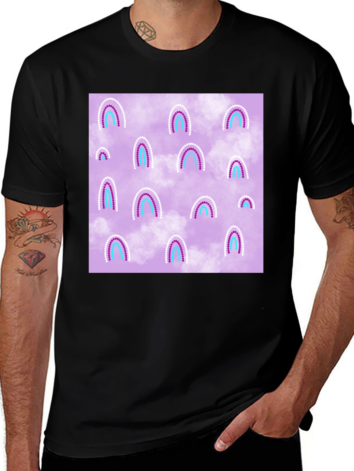 Retro Rainbow T-Shirt - Unique Design