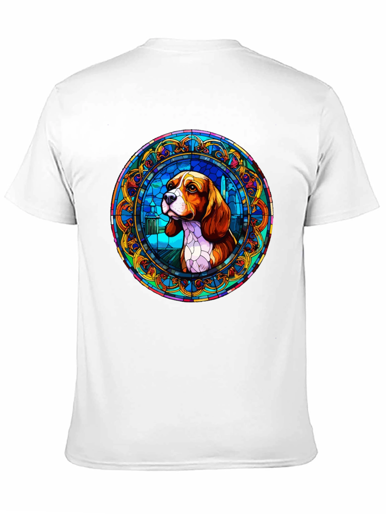 Beagle Stained Glass T-Shirt - Unique Dog Lover Gift