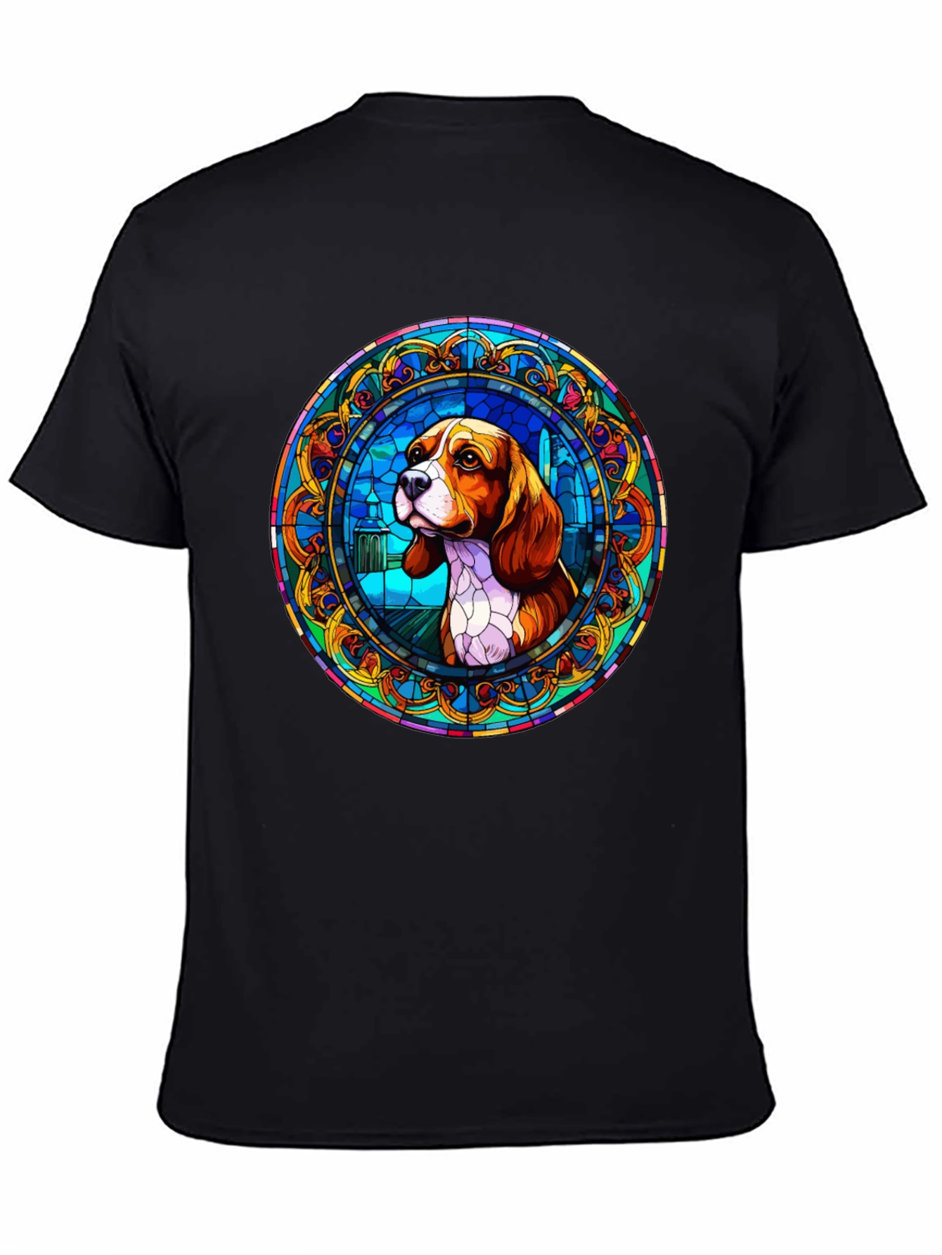 Beagle Stained Glass T-Shirt - Unique Dog Lover Gift