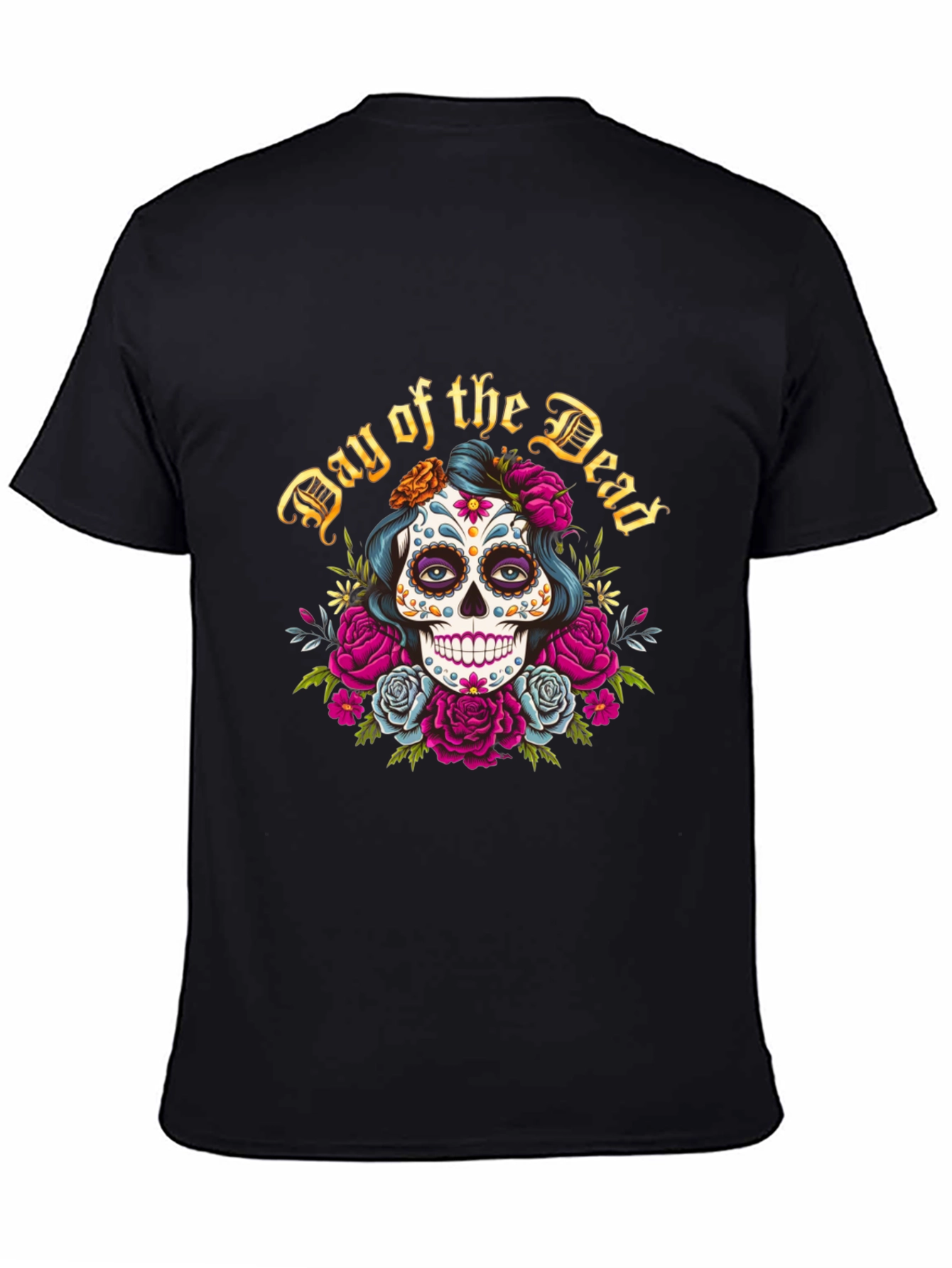 Day of the Dead Sugar Skull Graphic Tee