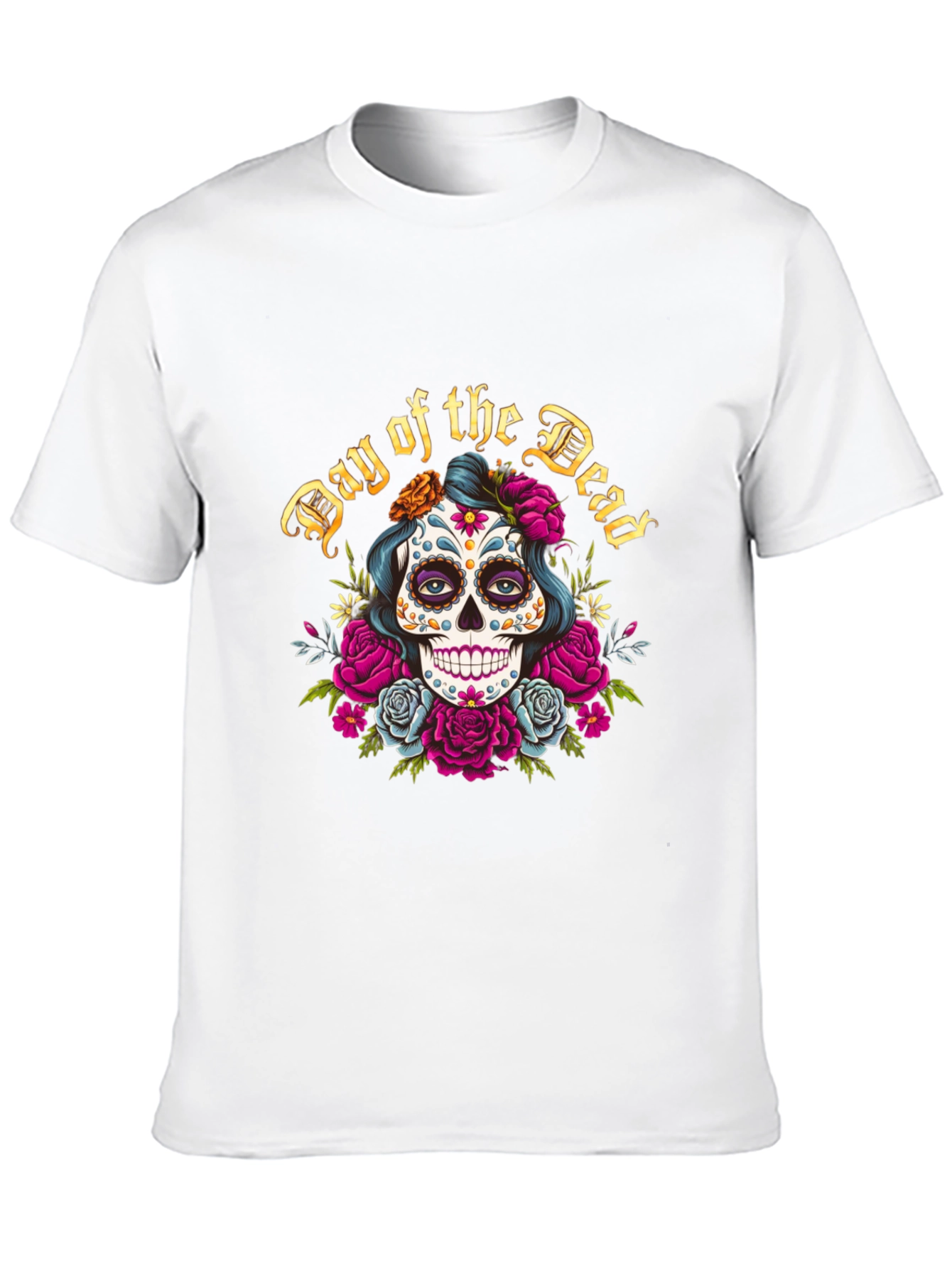 Day of the Dead Sugar Skull Graphic Tee