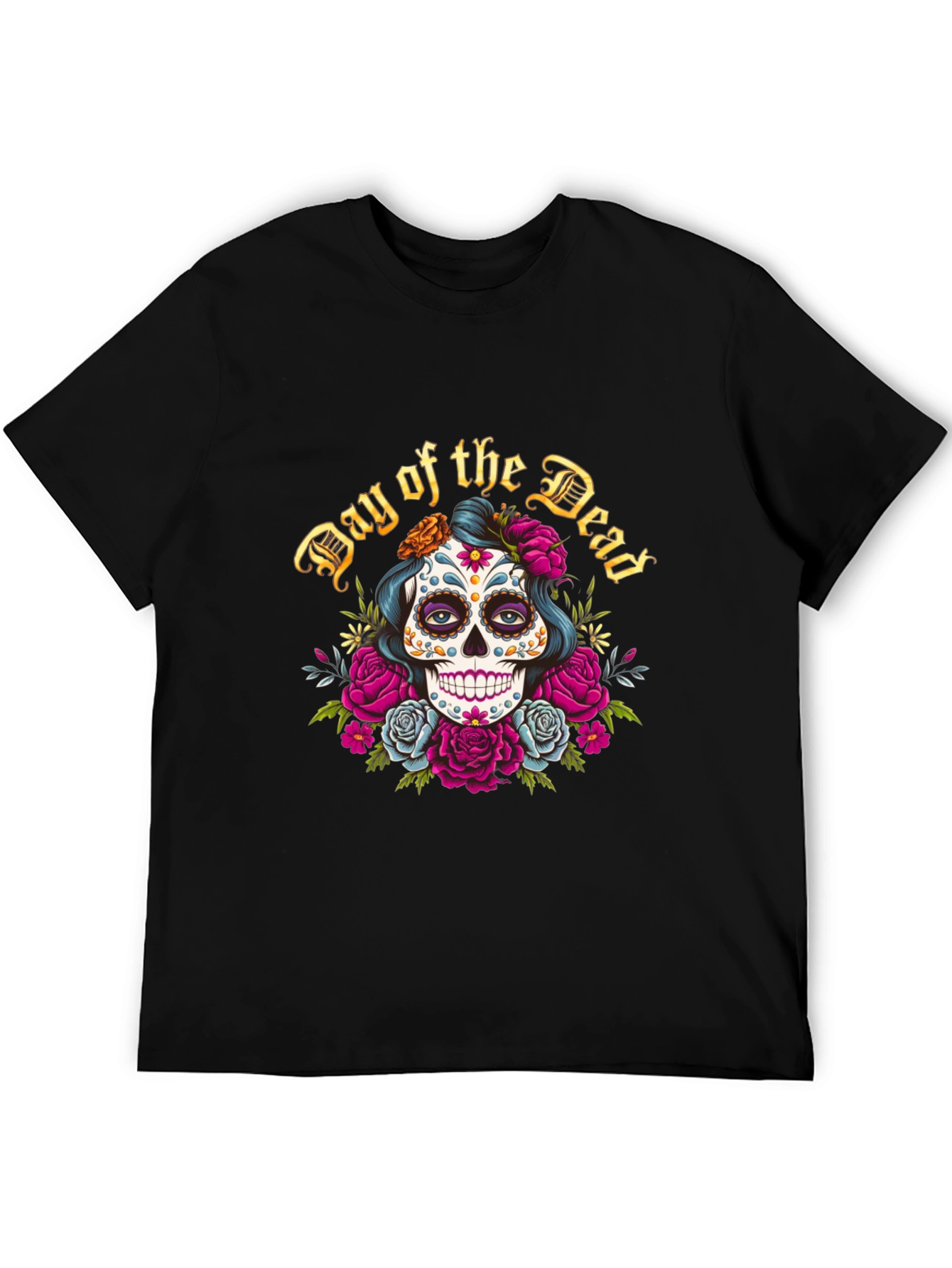 Day of the Dead Sugar Skull Graphic Tee