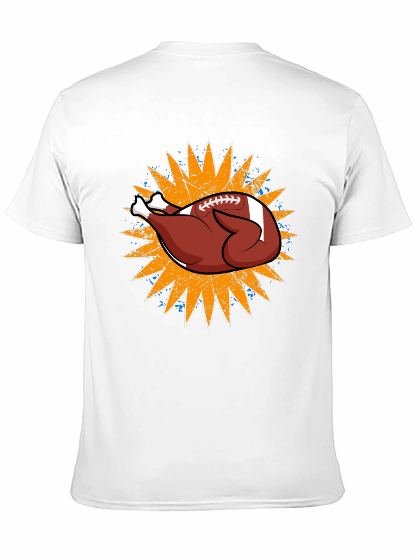 Thanksgiving Football Turkey Graphic Tee