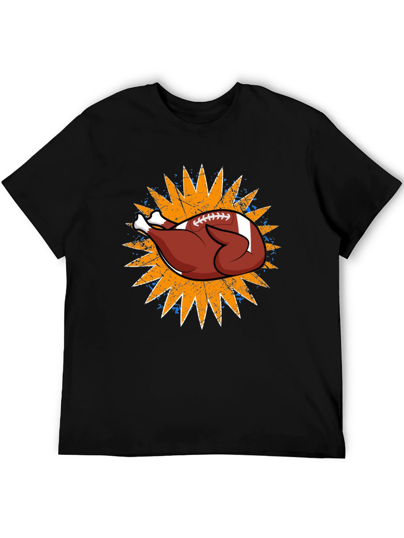 Thanksgiving Football Turkey Graphic Tee