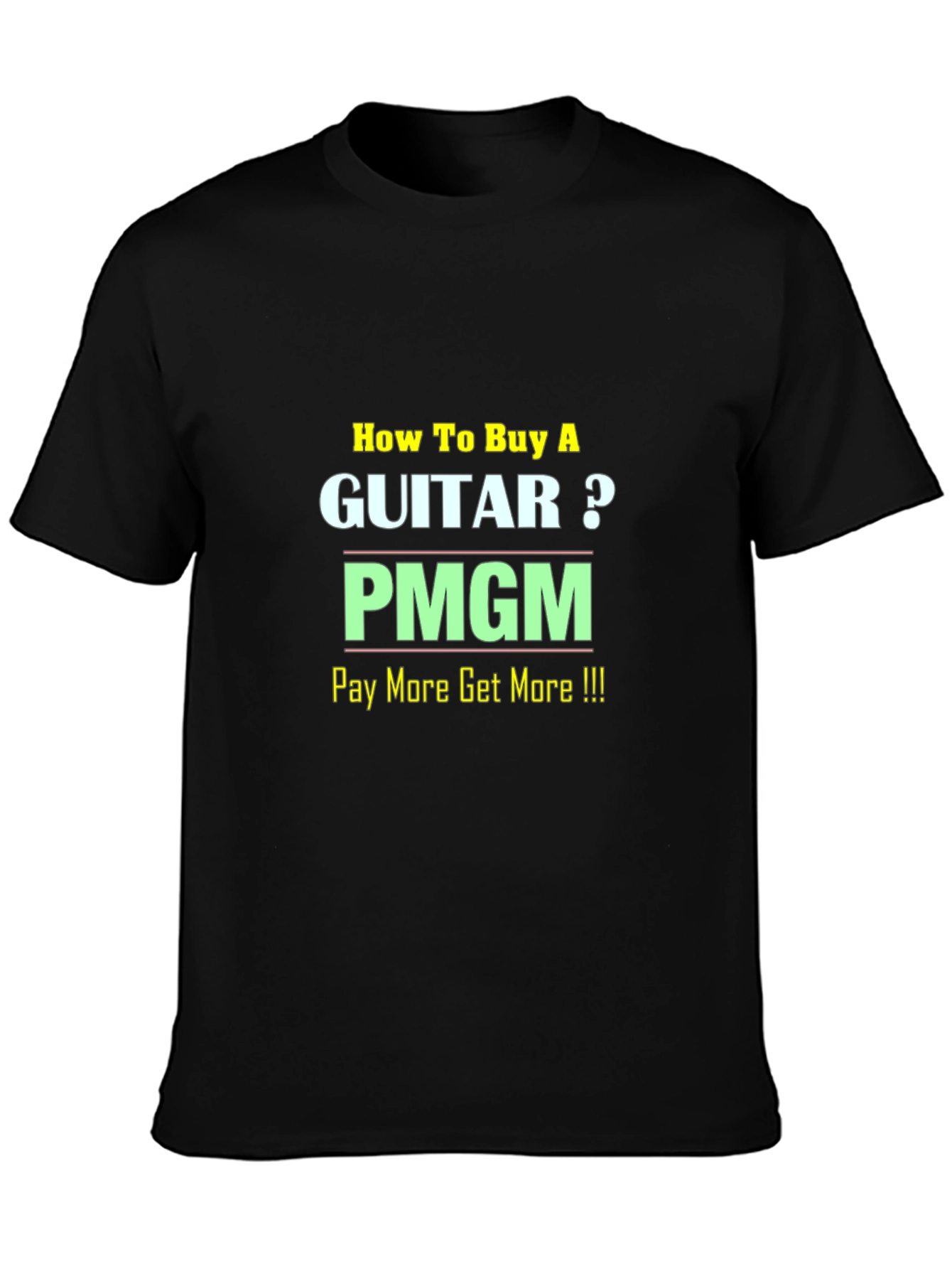 How To Buy A Guitar? PMGM T-Shirt
