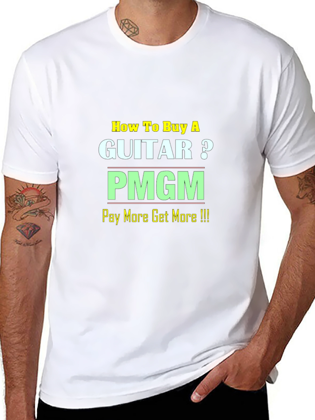 How To Buy A Guitar? PMGM T-Shirt