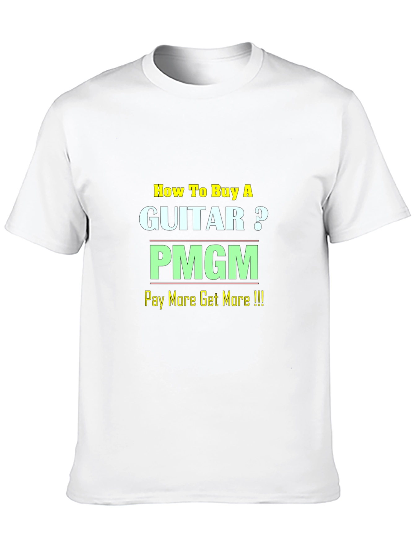 How To Buy A Guitar? PMGM T-Shirt
