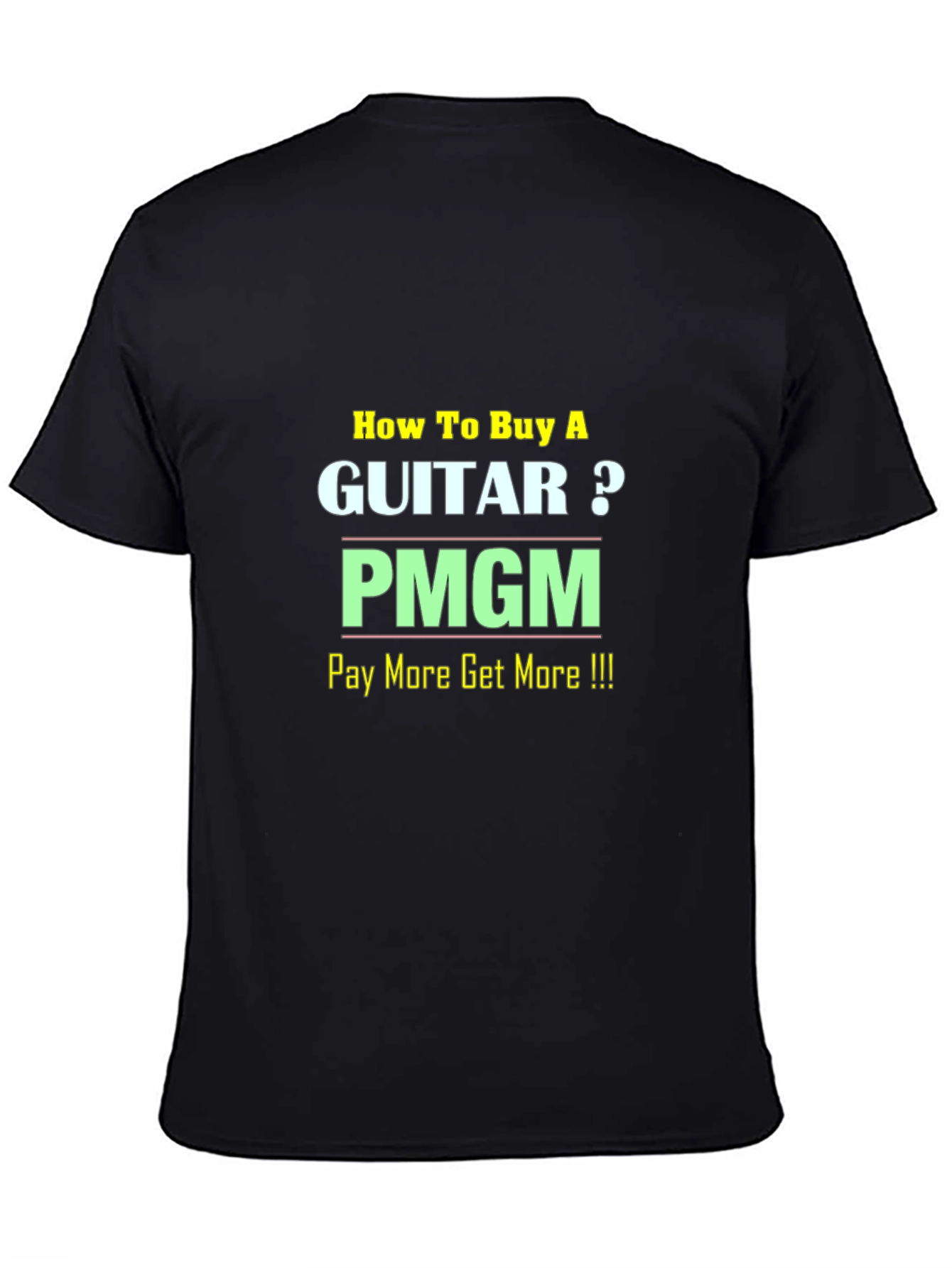 How To Buy A Guitar? PMGM T-Shirt