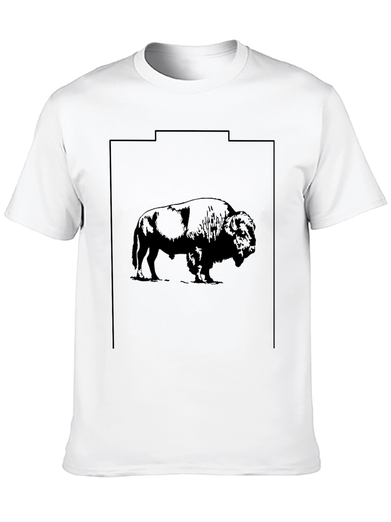 Bison Graphic Tee - Black