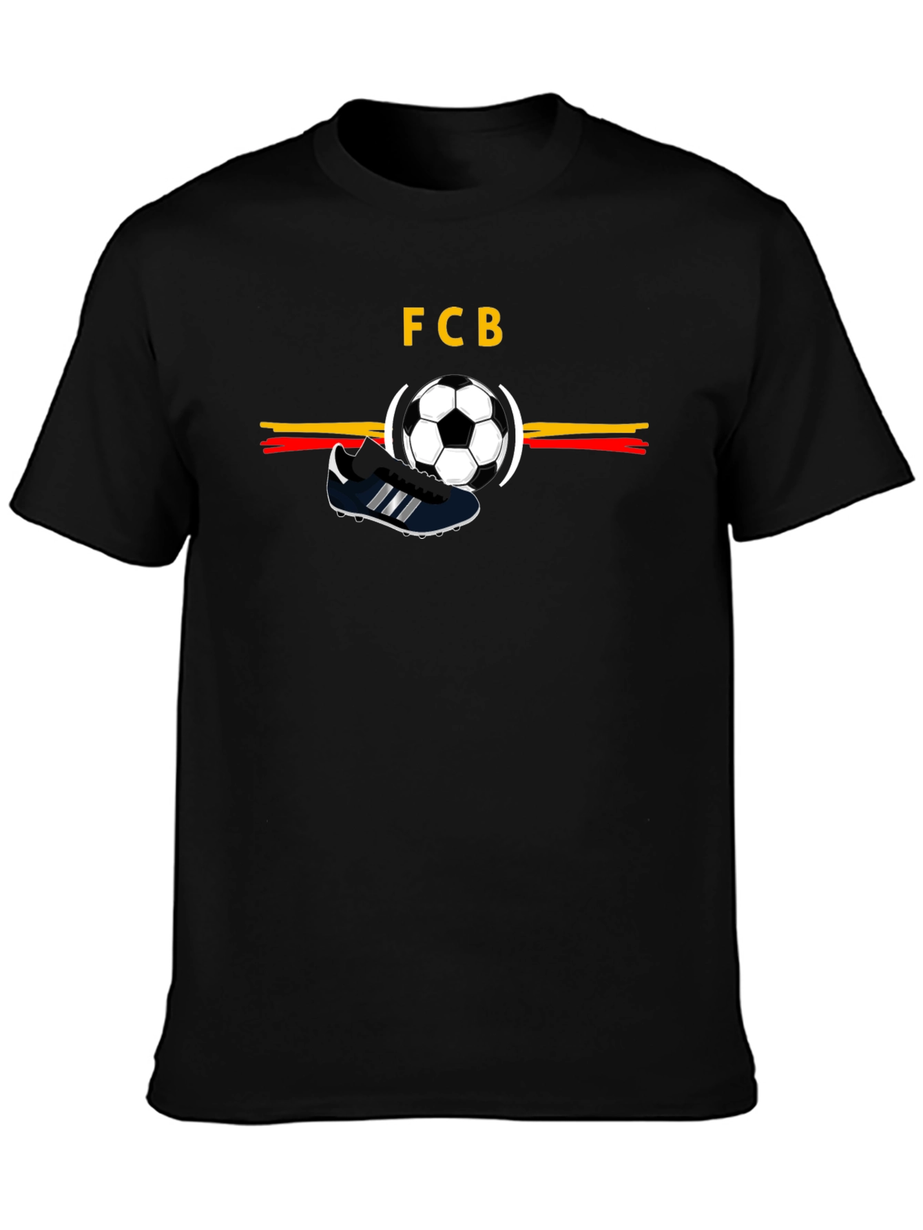 FCB Soccer Tee - Retro Football Style