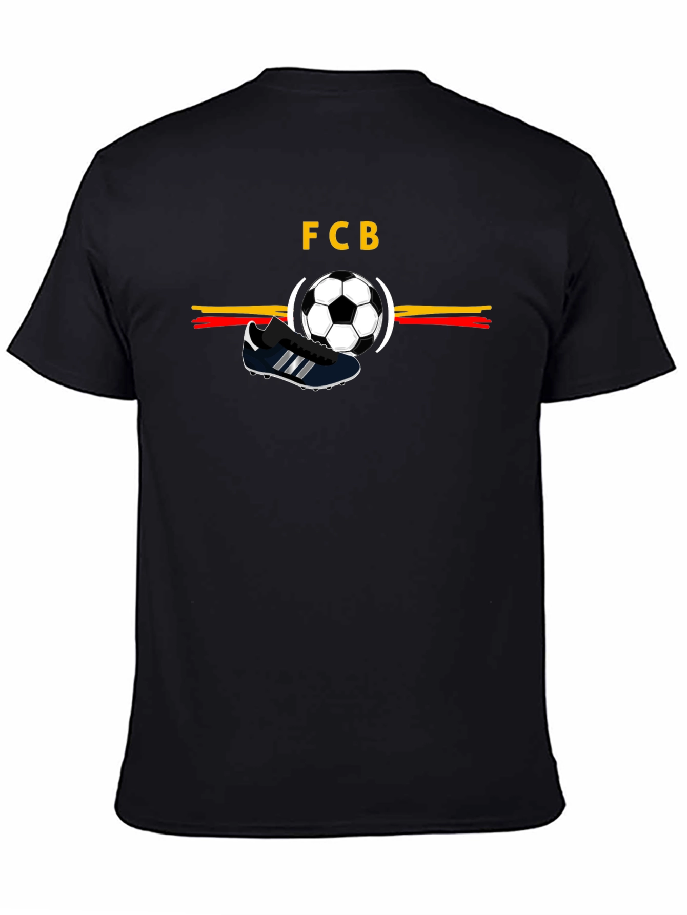 FCB Soccer Tee - Retro Football Style