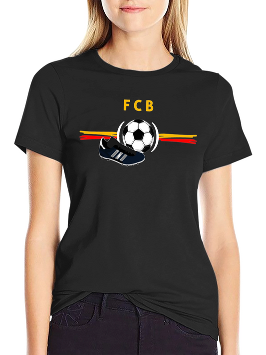 FCB Soccer Tee - Retro Football Style