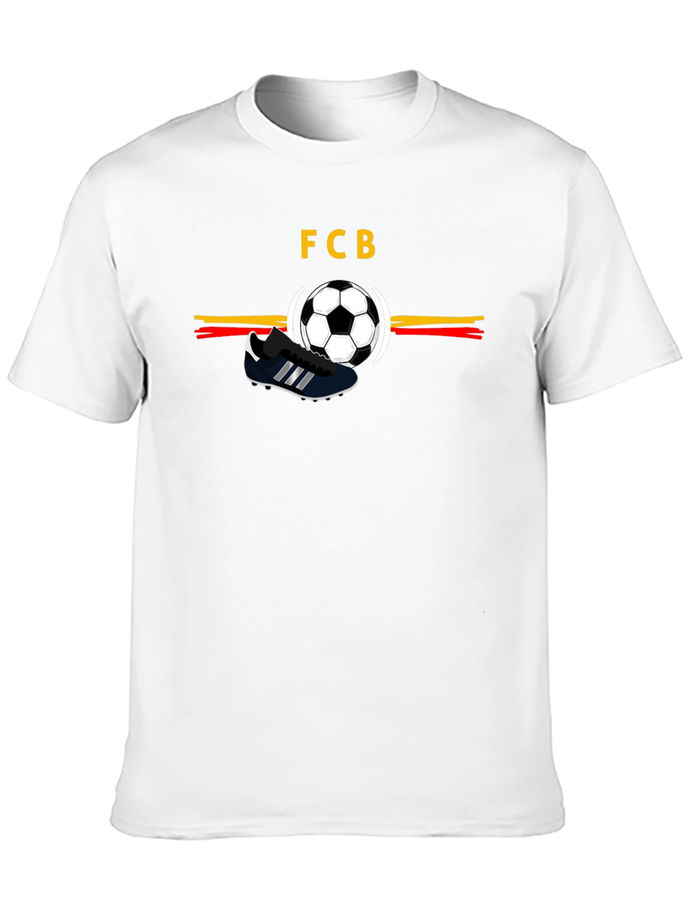 FCB Soccer Tee - Retro Football Style