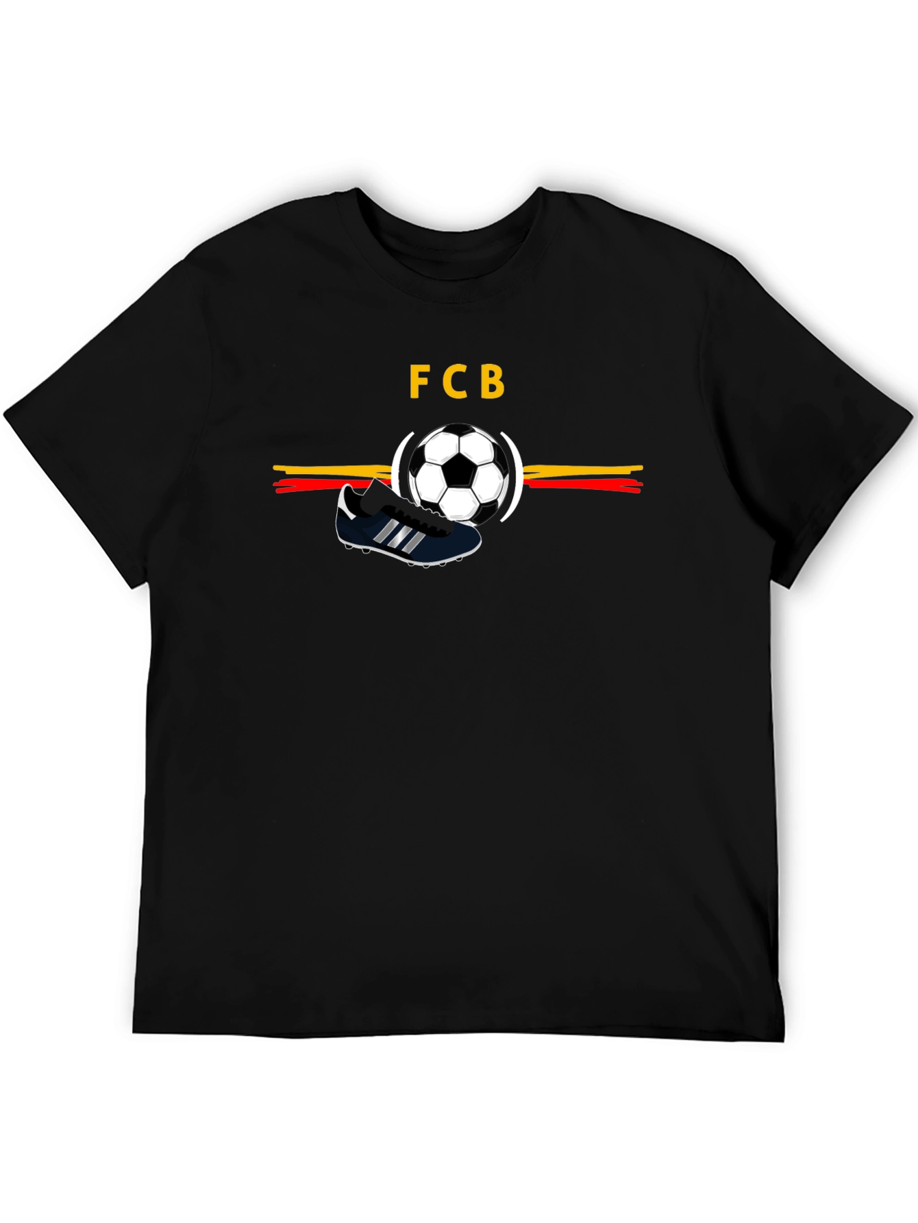 FCB Soccer Tee - Retro Football Style