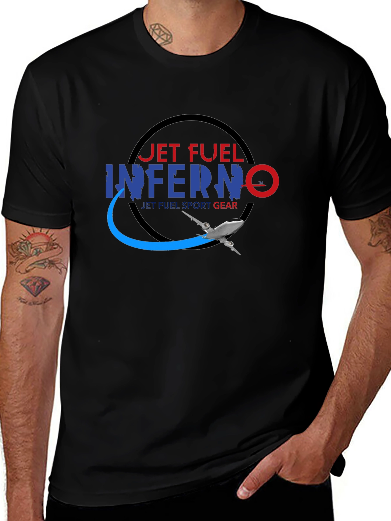 Jet Fuel Inferno Black T-Shirt