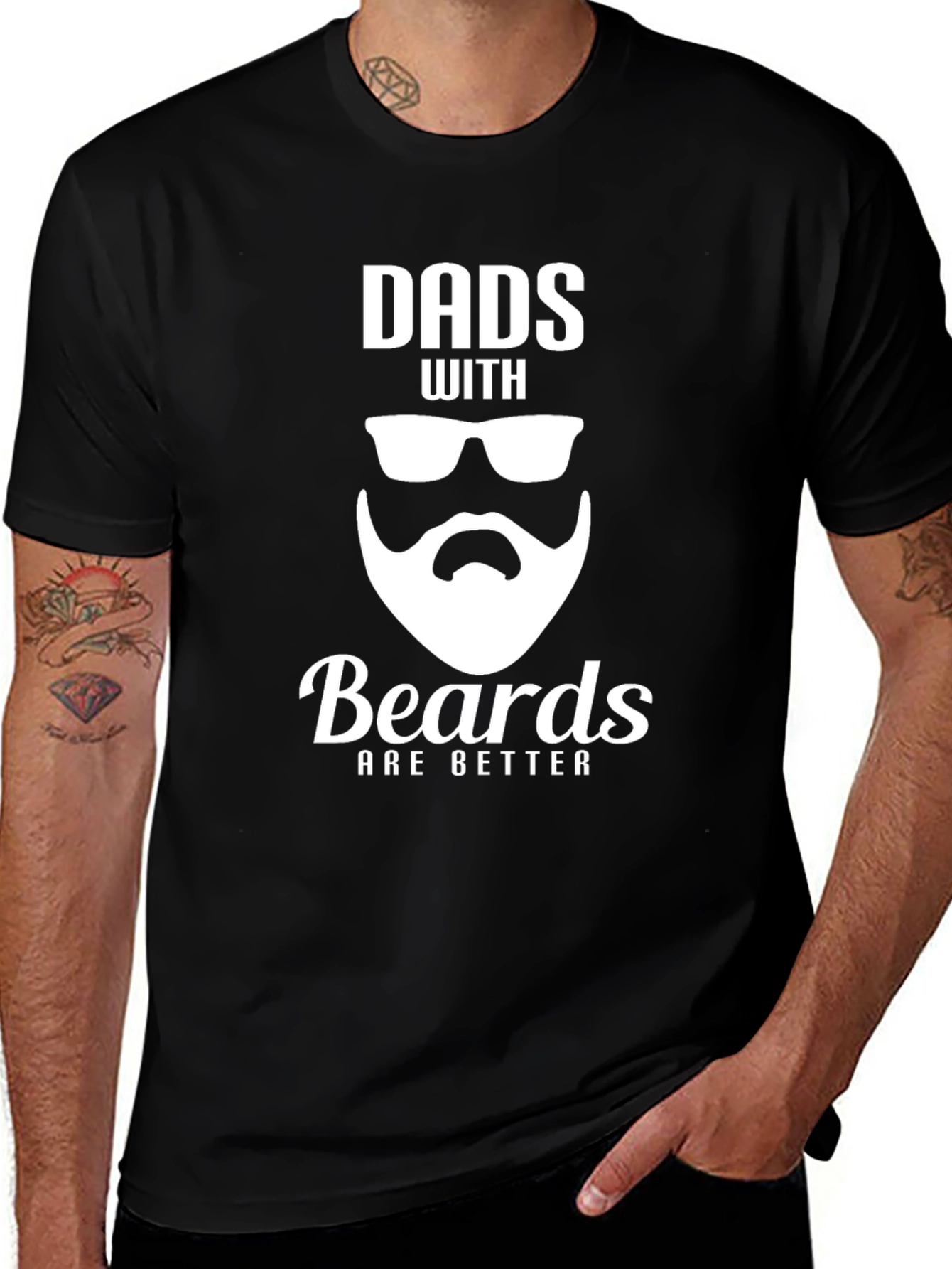 Dads with Beards T-Shirt - Funny Fathers Day Gift