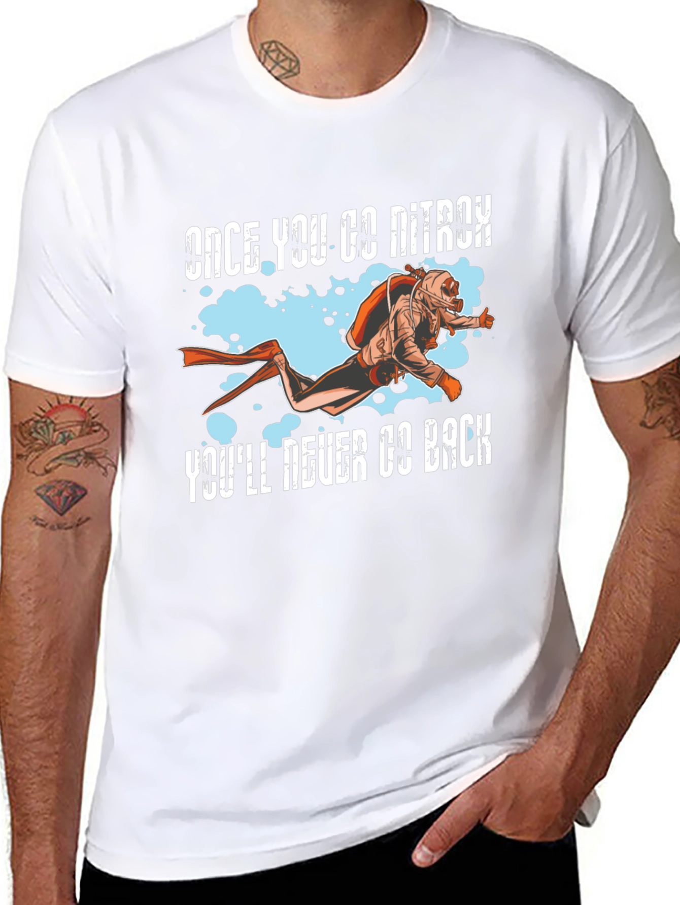 Once You Go Nitrox T-Shirt Scuba Diving Shirt