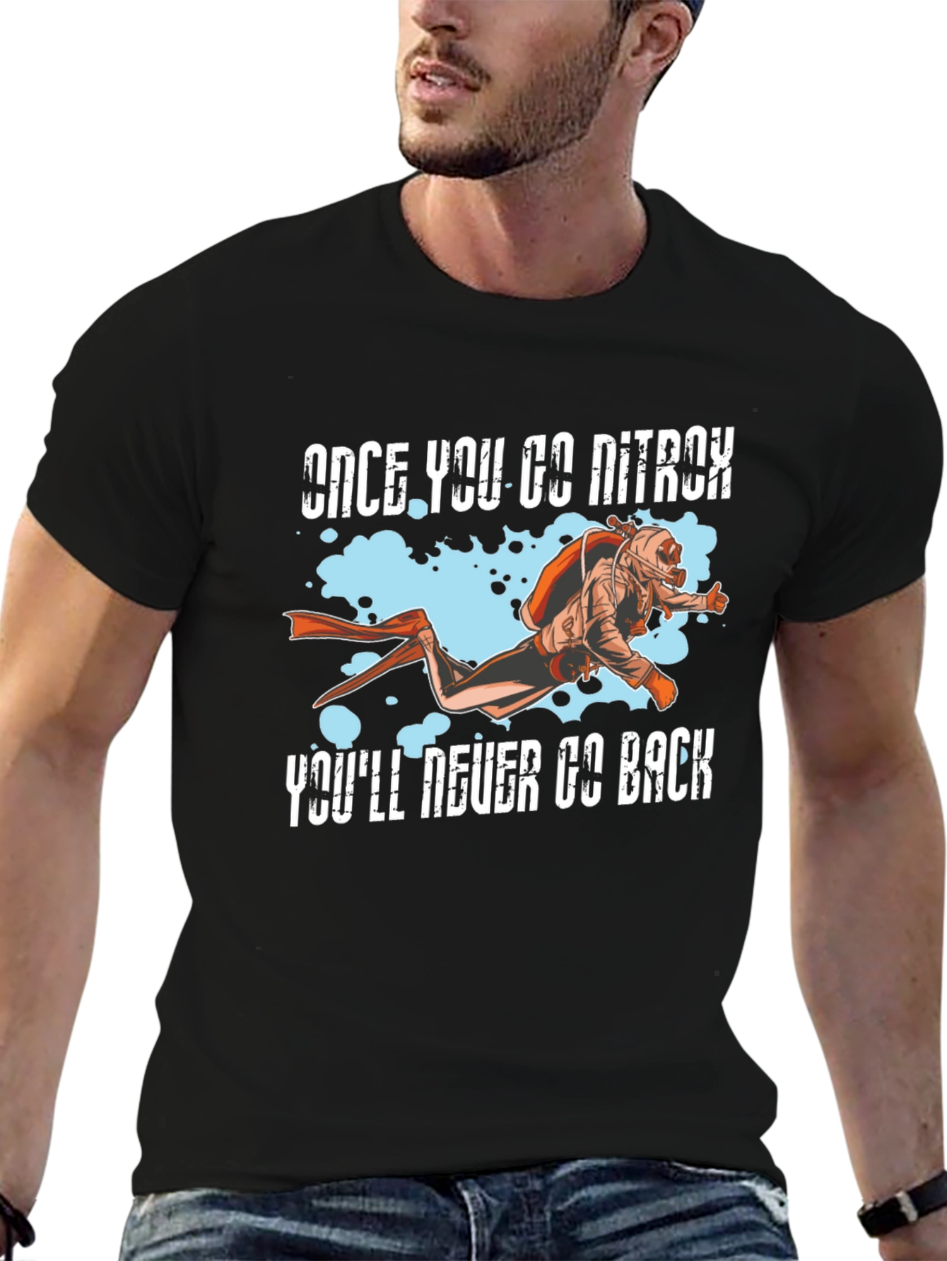 Once You Go Nitrox T-Shirt Scuba Diving Shirt
