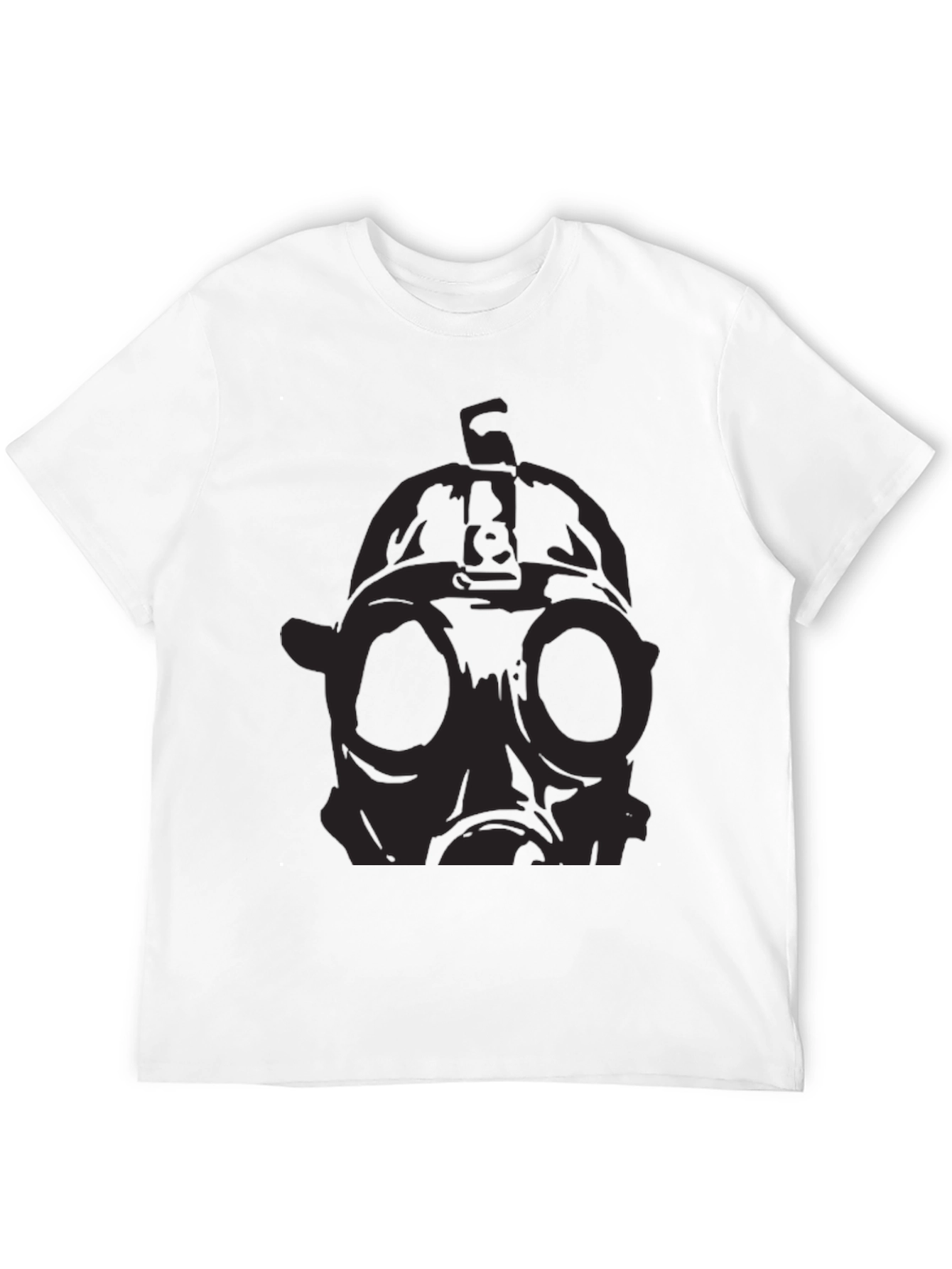 Gas Mask Graphic Black T-Shirt