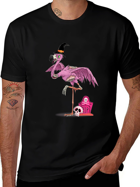 Halloween Flamingo T-Shirt - Spooky Style