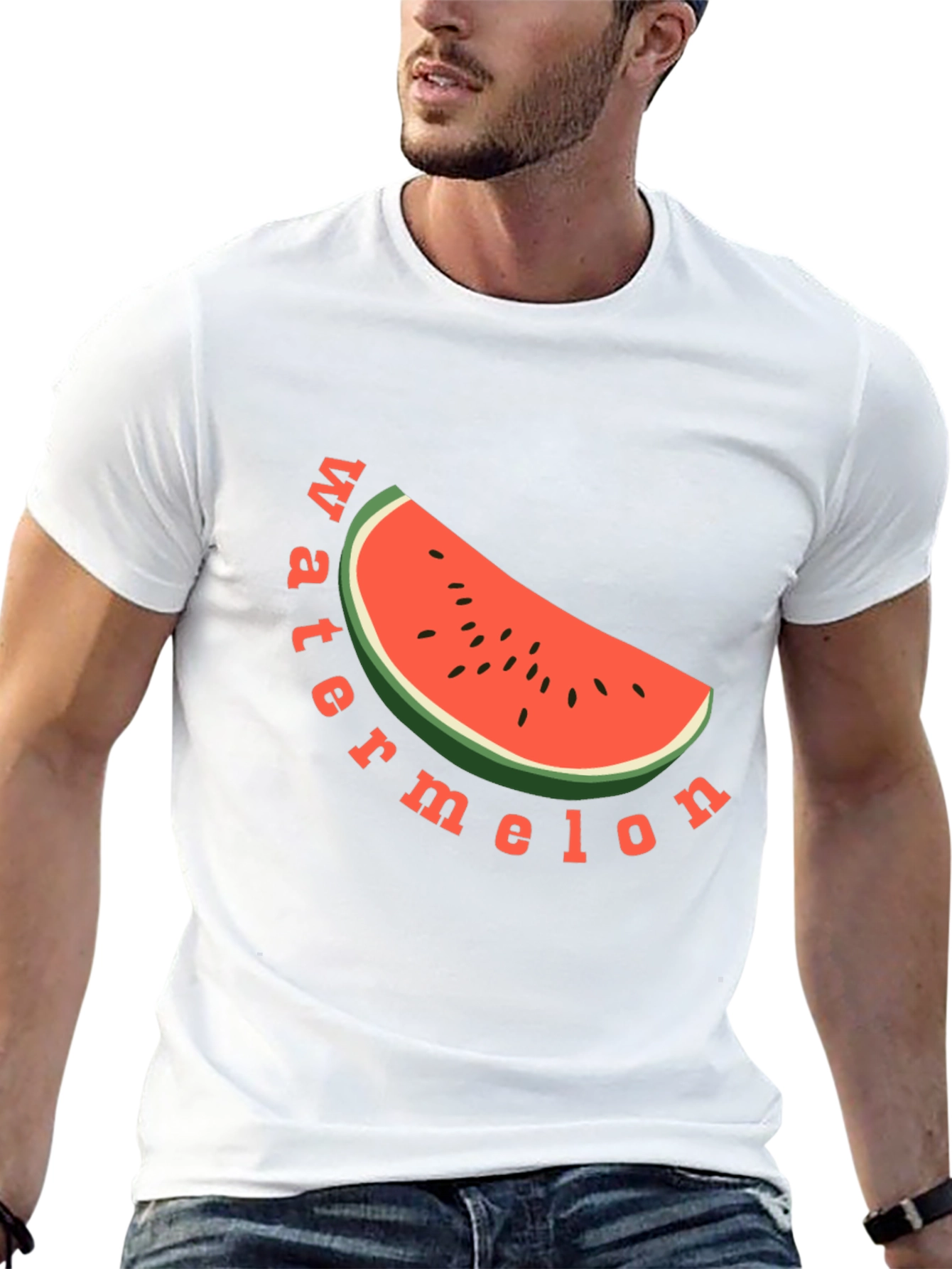 Watermelon Graphic Tee - Black