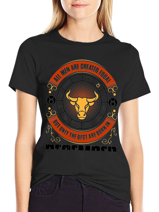 Taurus Zodiac Mens T-Shirt - Best Born in December