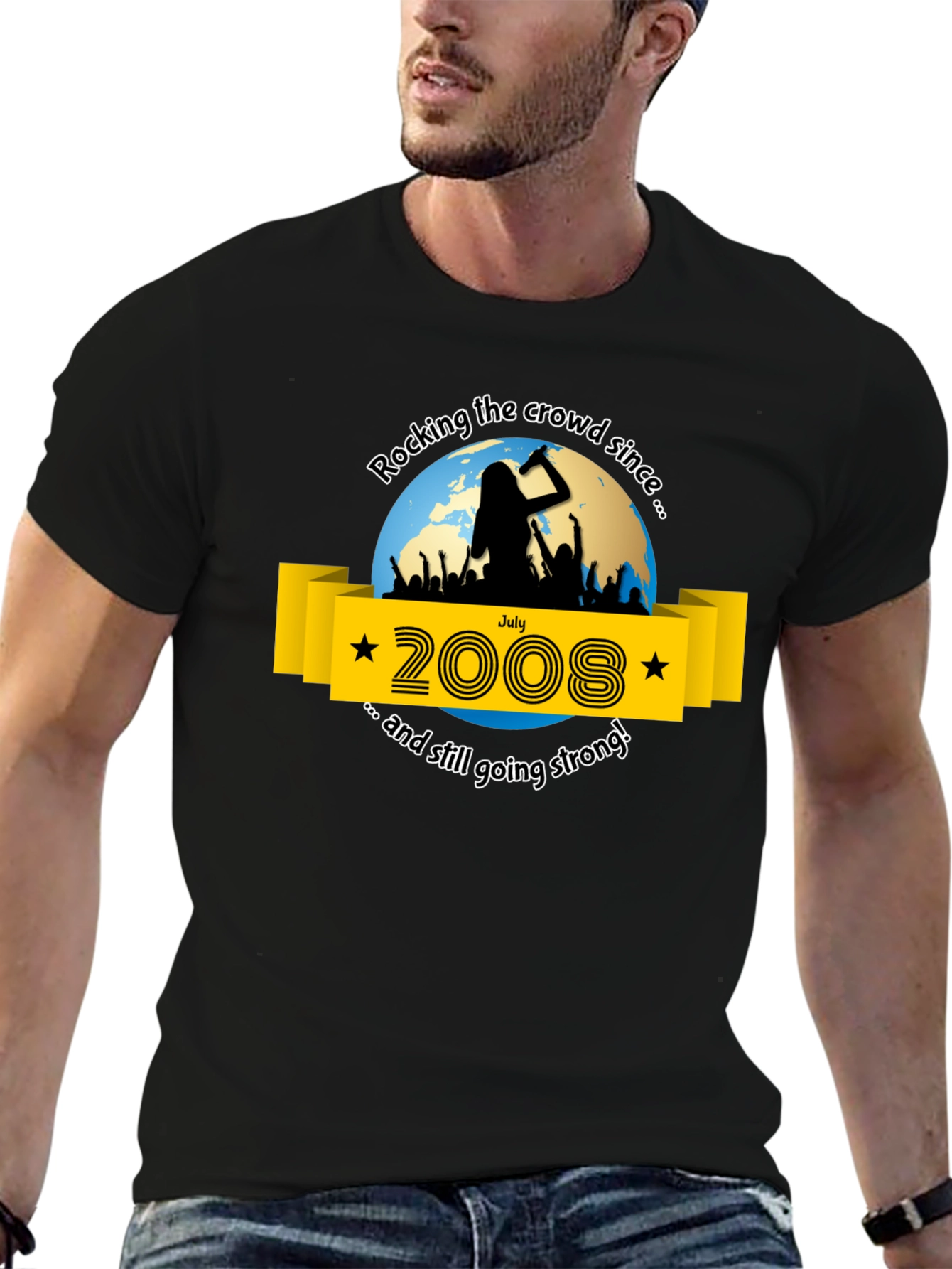 Rocking Since 2008 Anniversary Tee