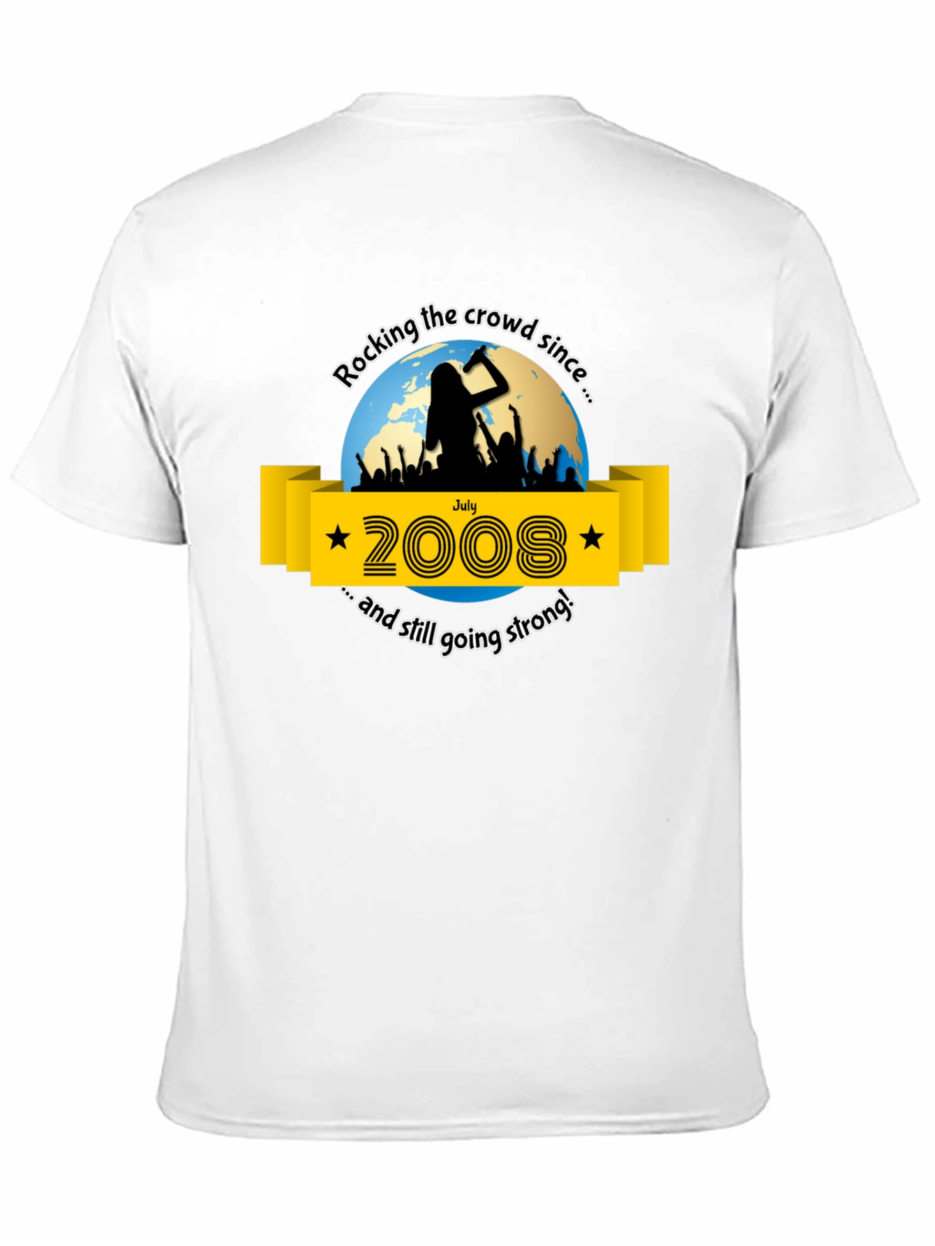 Rocking Since 2008 Anniversary Tee