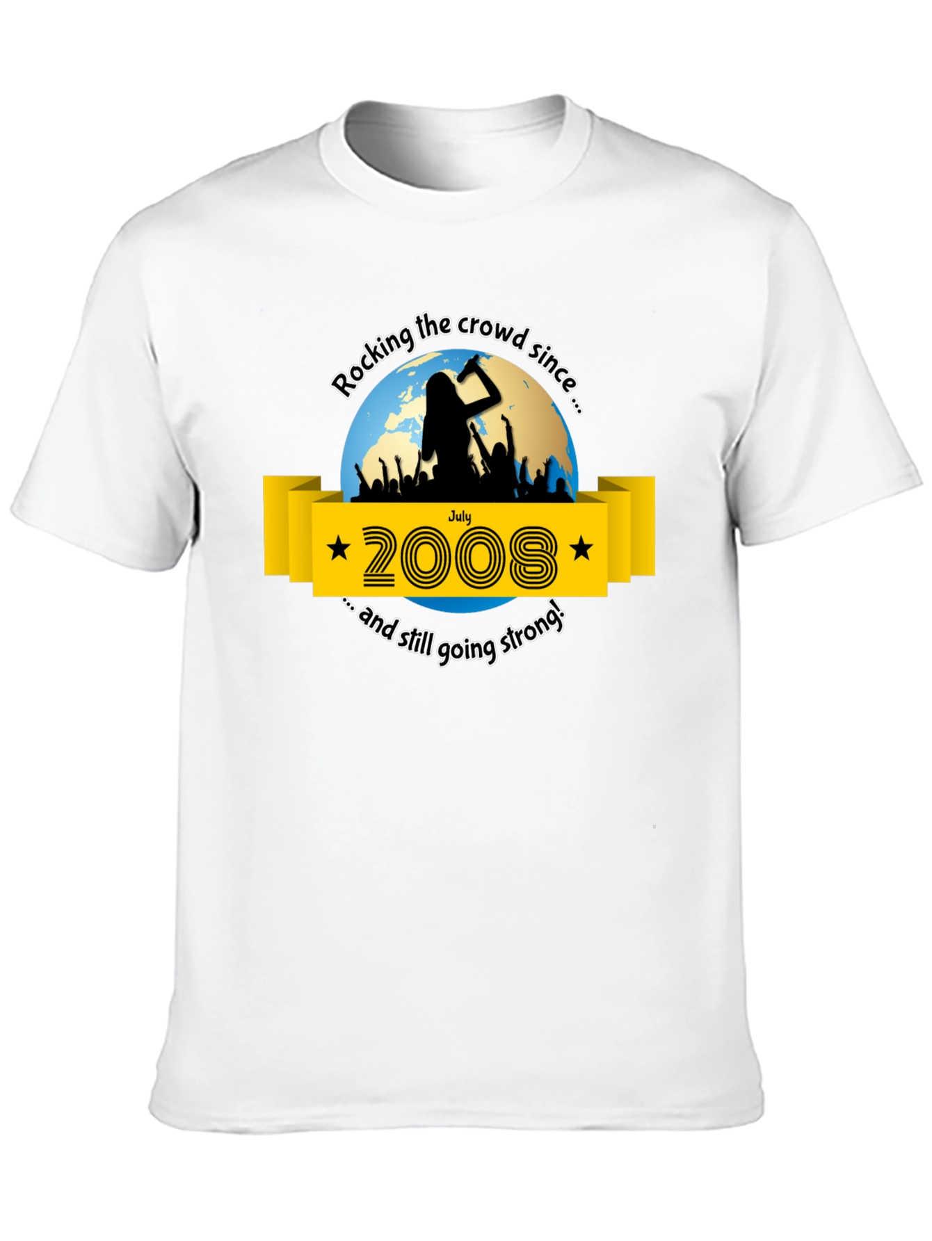 Rocking Since 2008 Anniversary Tee