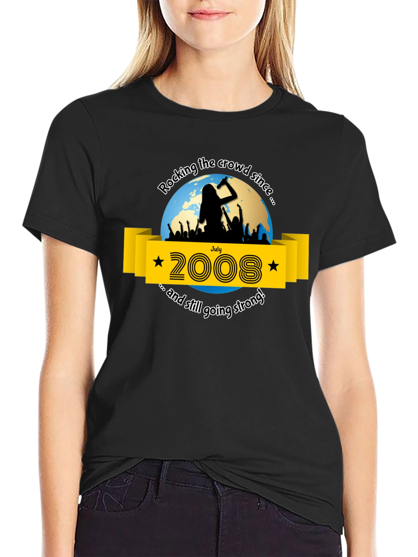 Rocking Since 2008 Anniversary Tee