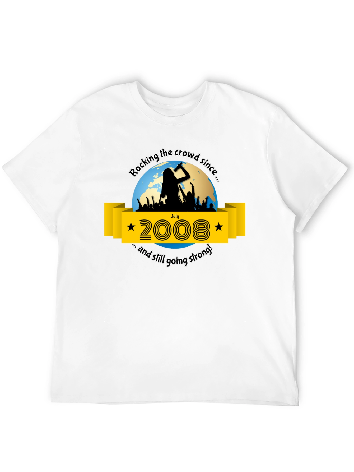 Rocking Since 2008 Anniversary Tee